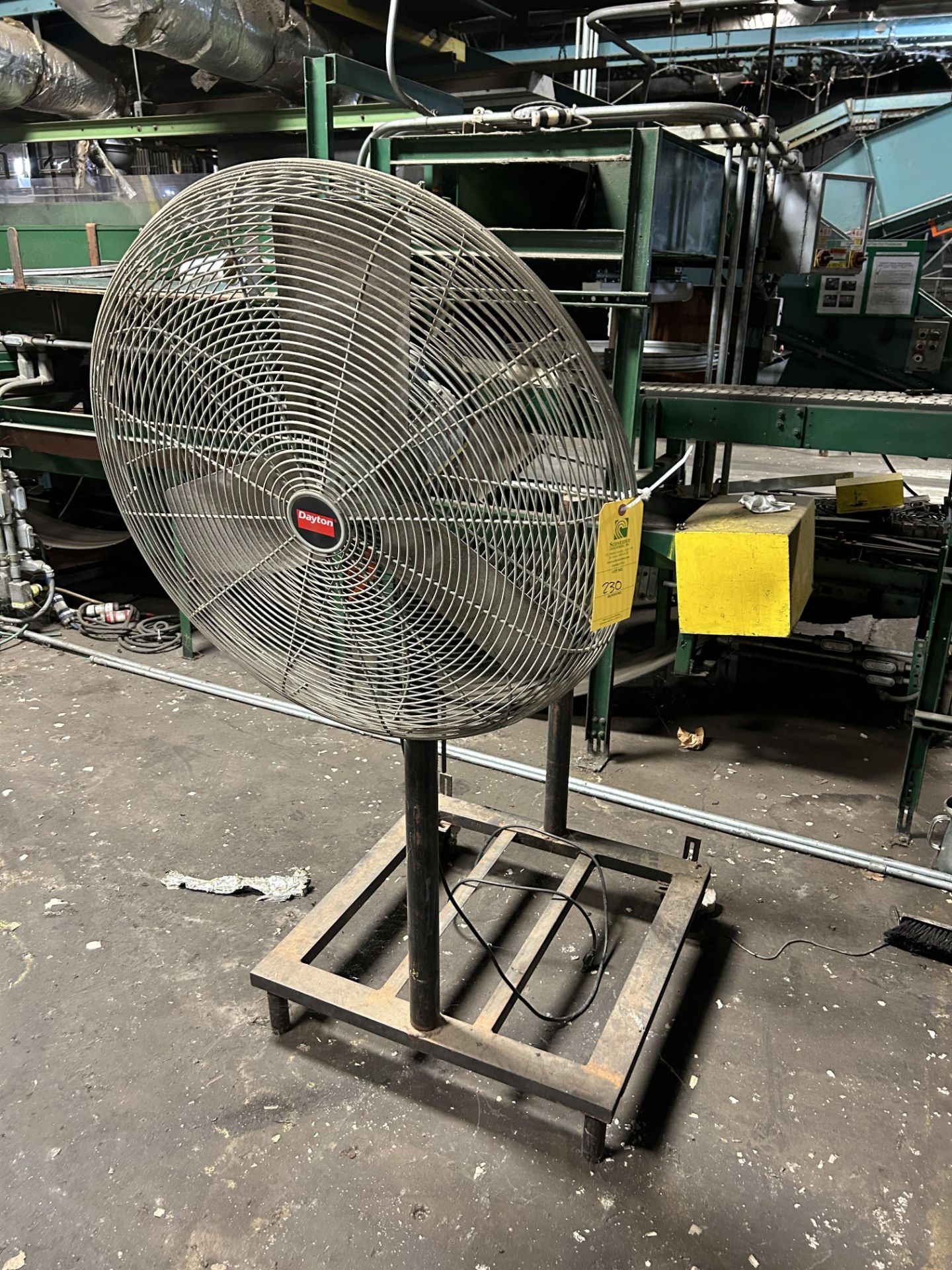 Dayton Shop Fan, Rigging/ Removal Fee - $35