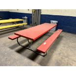Qty. 2 Lunch Tables, Rigging/ Removal Fee - $60