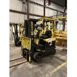 Hyster Eletric Forklift, Model #E50XM, Truck Weight W/ Battery 10600 lbs, Rigging/ Removal Fee - $