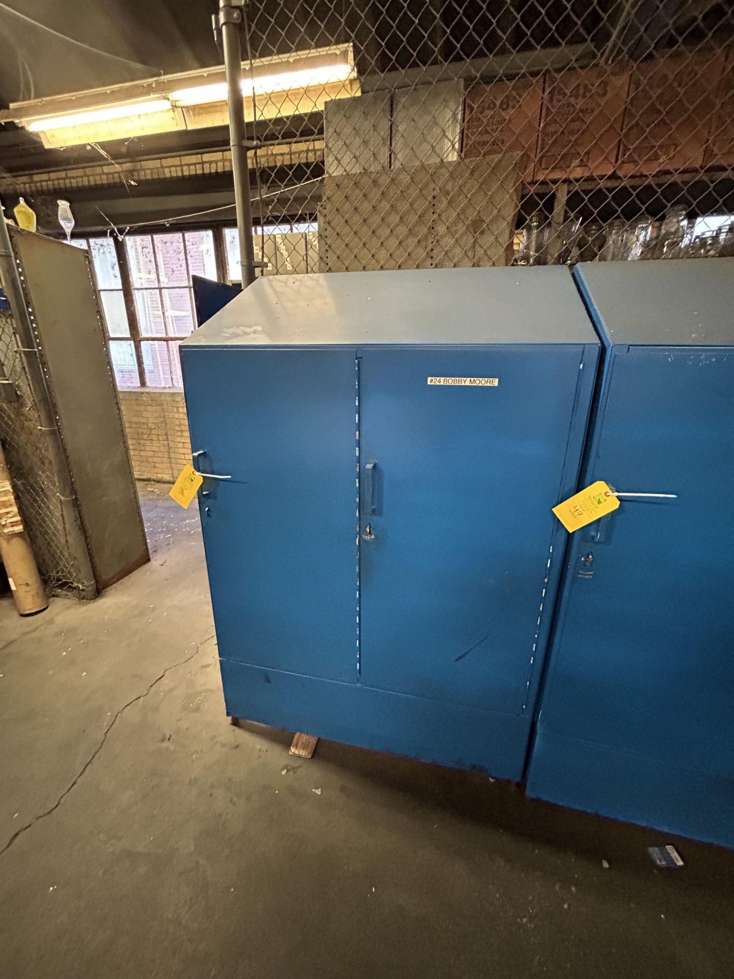 Blue Storage Cabinet, Approx. 5ft. T x 4ft. W x 2.5ft. L, Rigging/ Removal Fee - $75 - Image 2 of 4