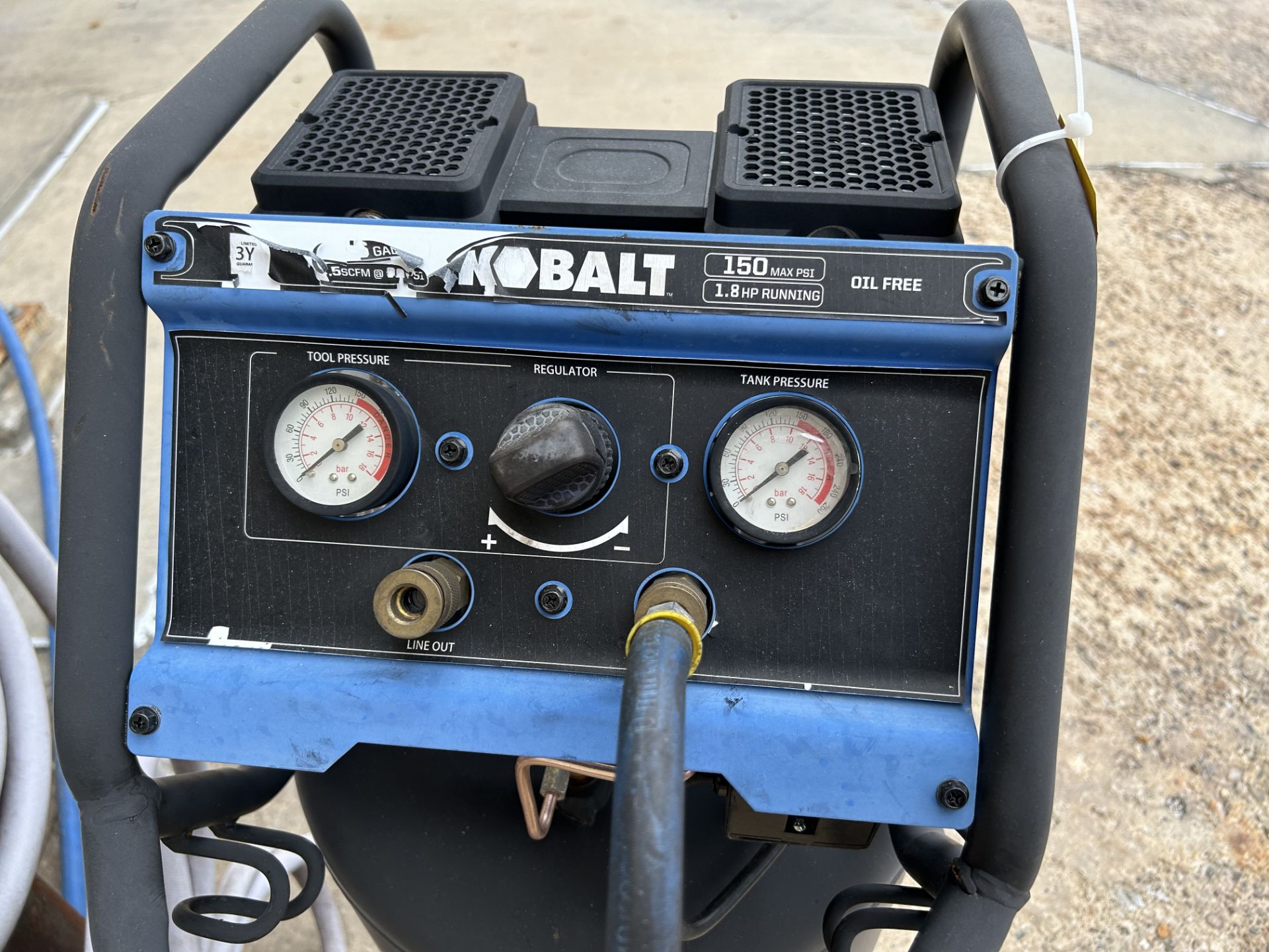 Kobalt Air Compressor, Rigging/ Removal Fee - $35 - Image 2 of 3