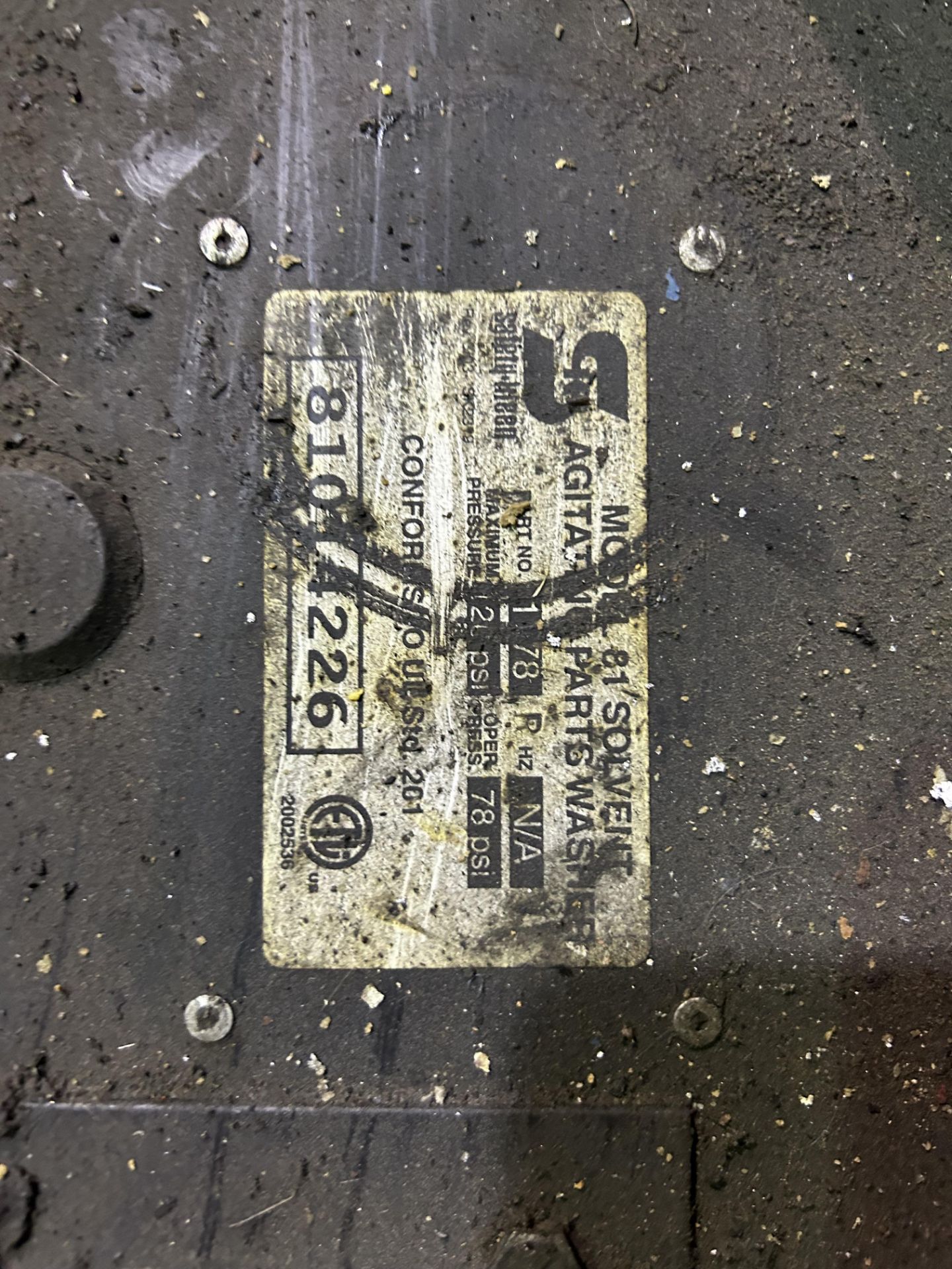 Parts Washer, Rigging/ Removal Fee - $125 - Image 3 of 4