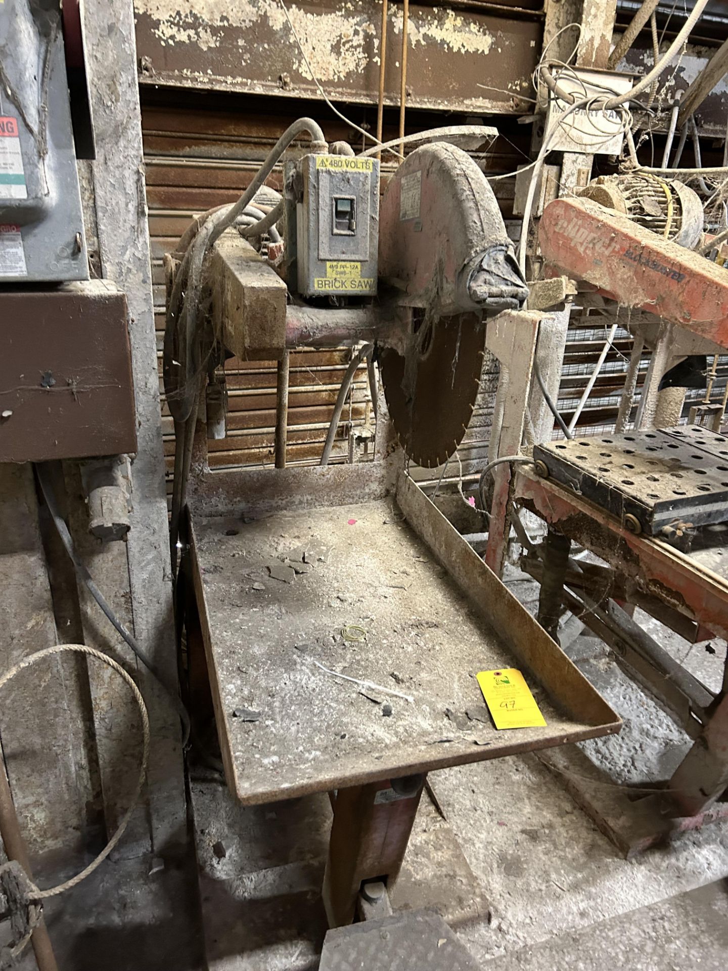 Brick Saw, Rigging/ Removal Fee - $150 - Image 2 of 3