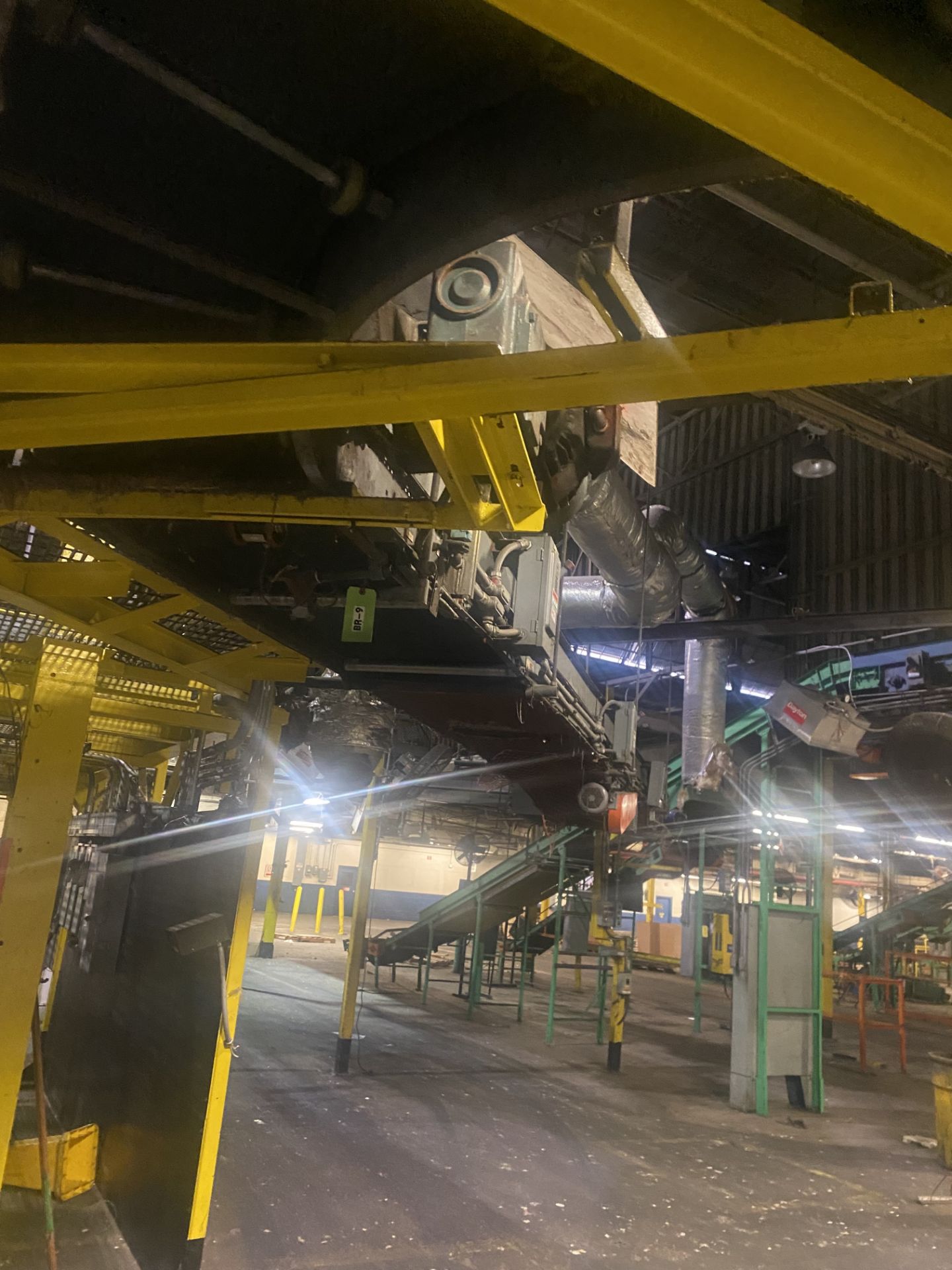 Overhead Rolling Conveyor System (Recommended Visiting Lot In Person To Understand Scale)