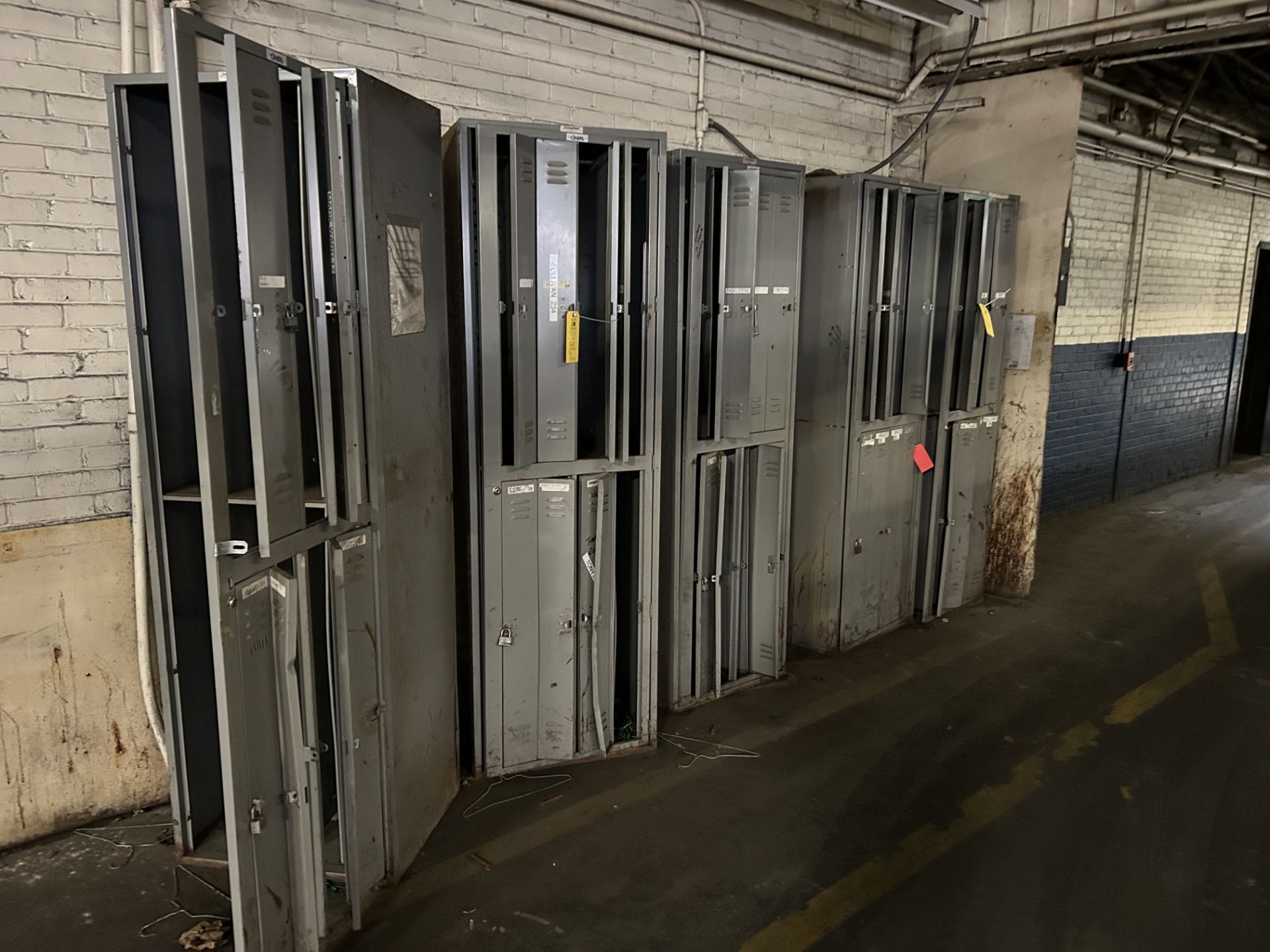 Grey Storage Lockers, Rigging/ Removal Fee: - $100