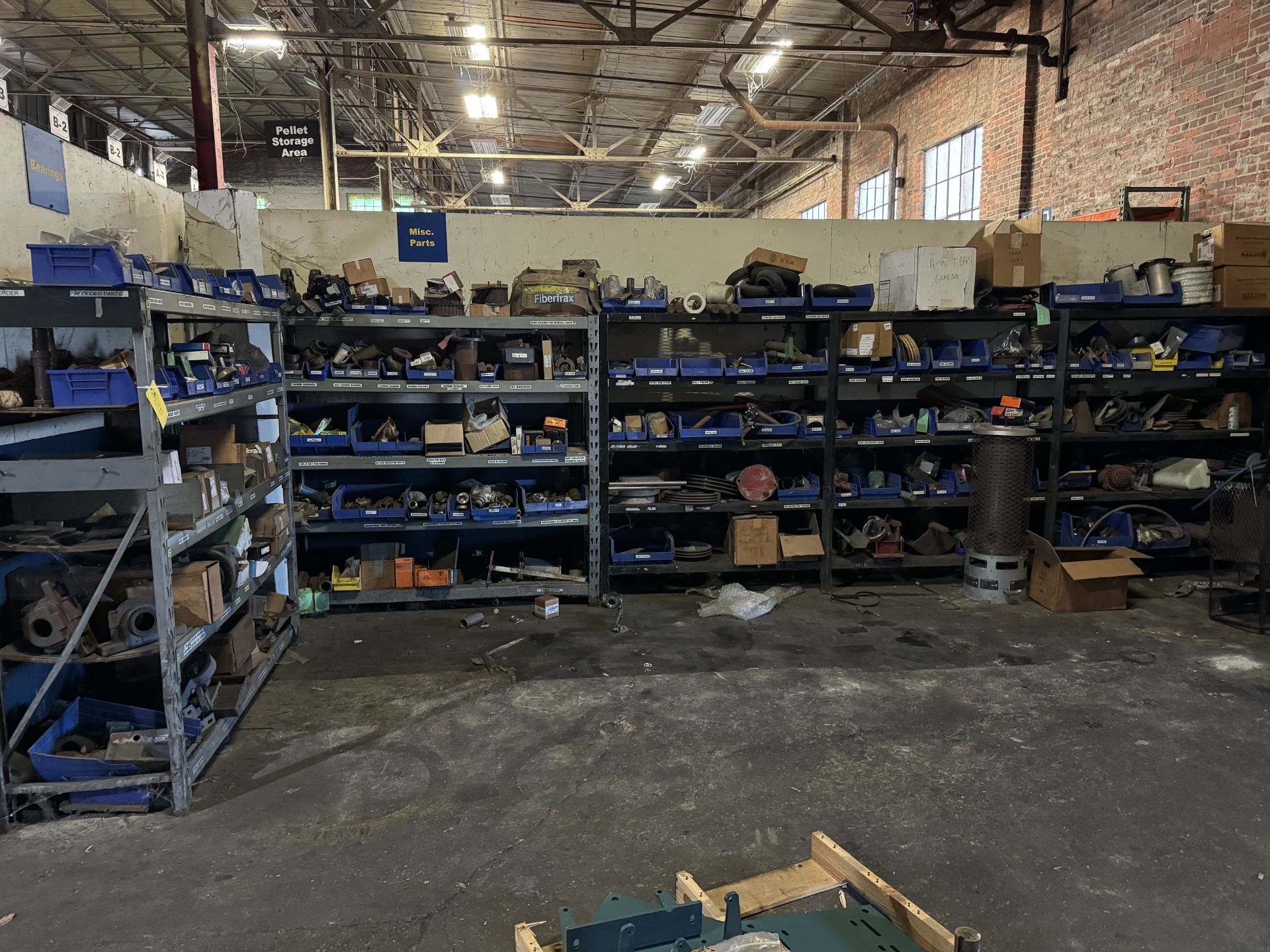 Shelving and Contents (All Photoed), Rigging/ Removal Fee - $2,150
