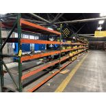 Pallet Racking (Does Not Include Contents), Includes 11 Uprights, Teardrop Style Pallet Racking,
