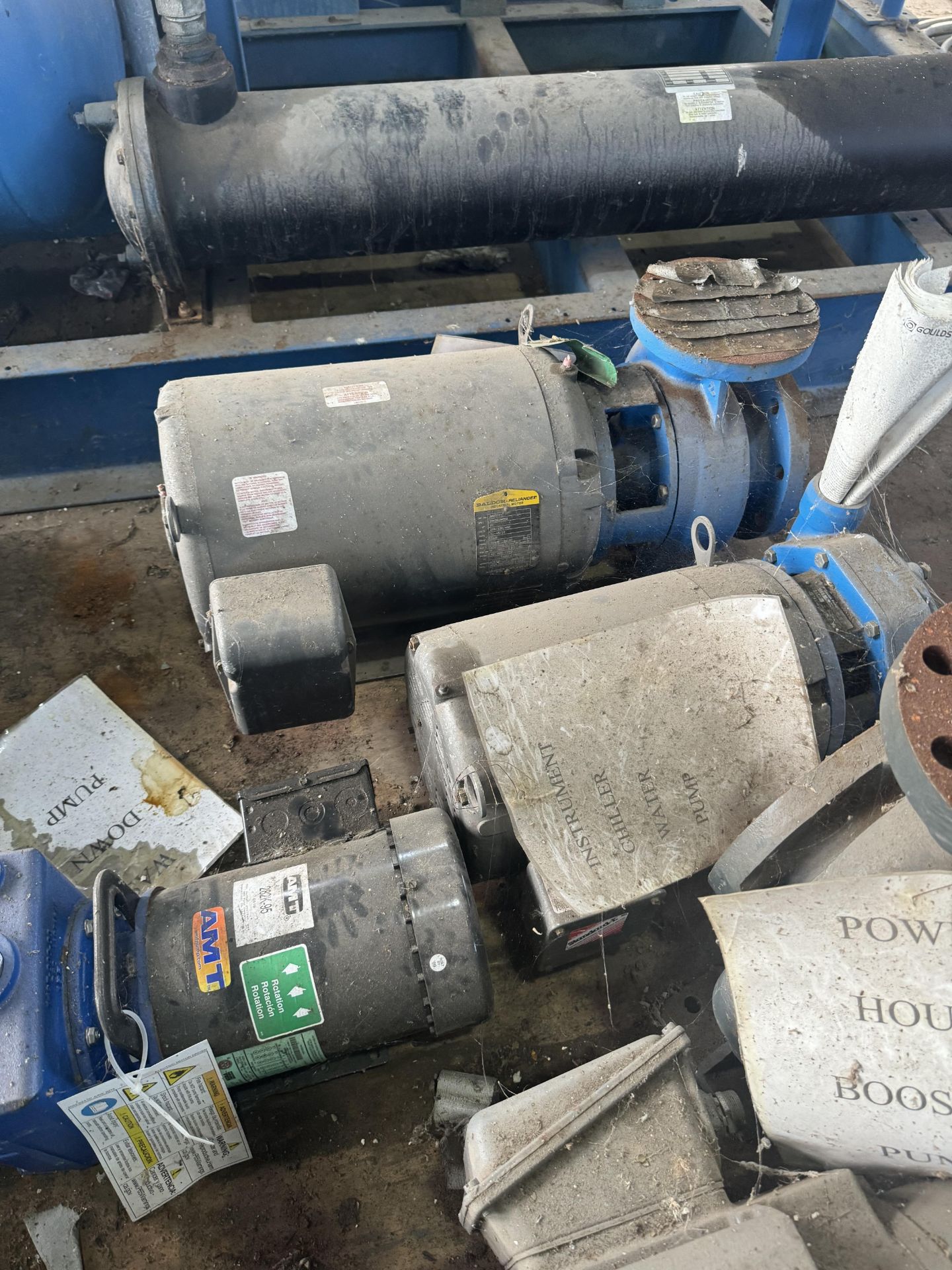 Pallet of Miscellaneous Motors and Pumps, Rigging/ Removal Fee - $75 - Image 3 of 5