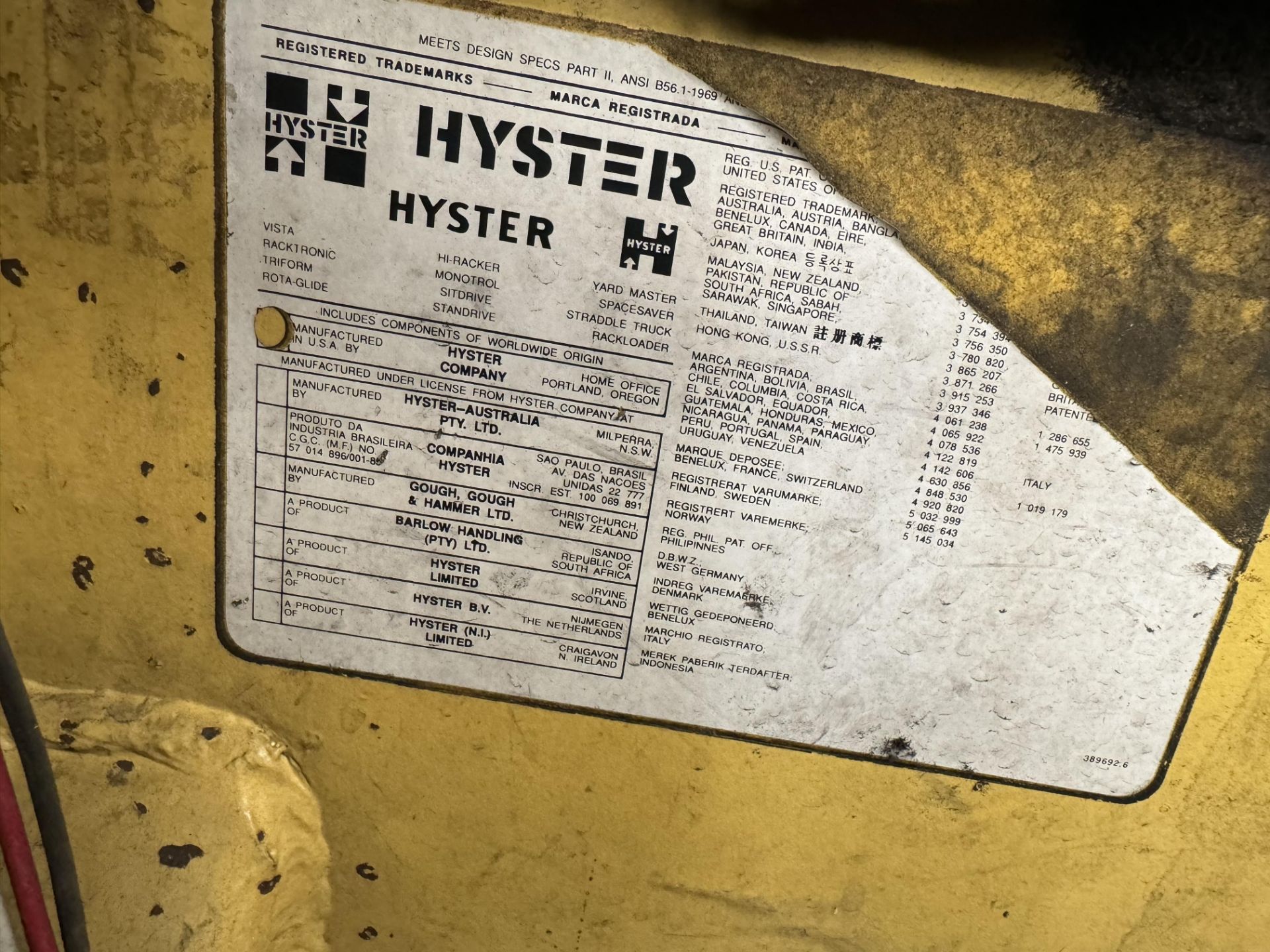 Hyster Electric Lift Truck, Model# E40XL-27, Serial# C108V19558P, 36V, (Does not include battery) - Bild 4 aus 6