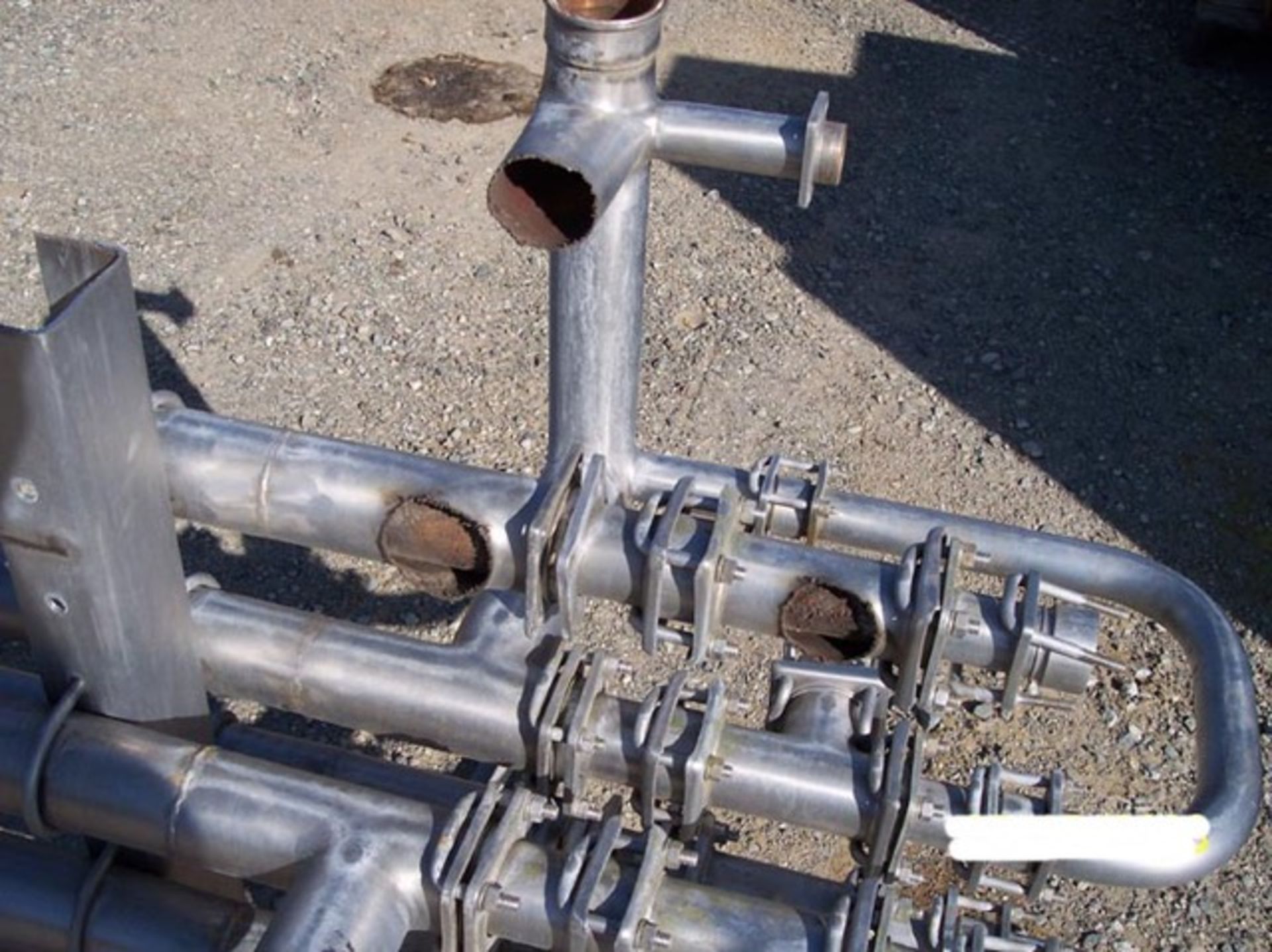 (Located in Morgan Hill, CA) Feldmeier Tube in Tube Heat Exchanger, All S/S, Triple Tube, 2 1/2" - Bild 5 aus 6