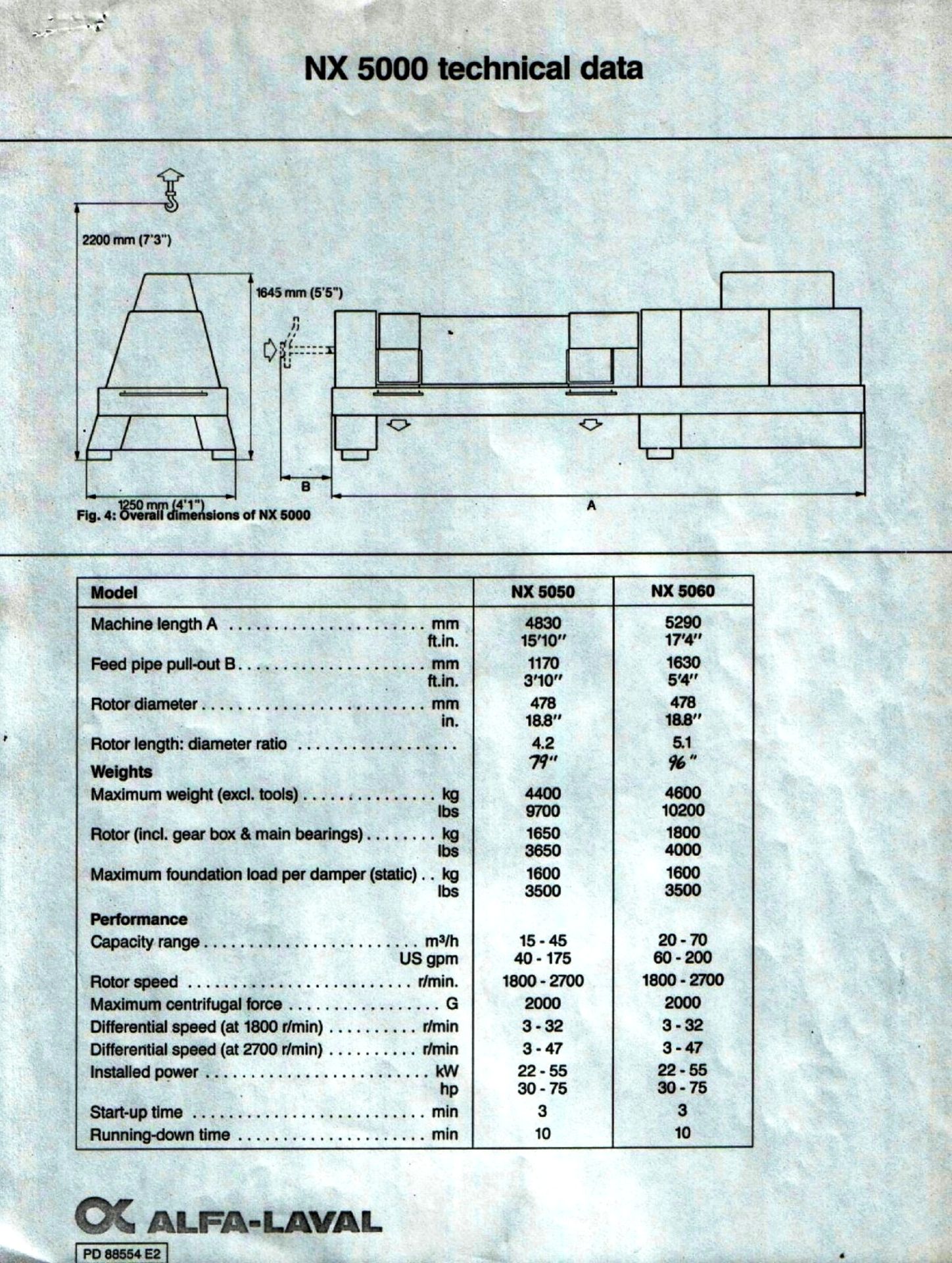 Alfa-Laval AVNX 5060B-31G Decanter Centrifuge - Image 10 of 10