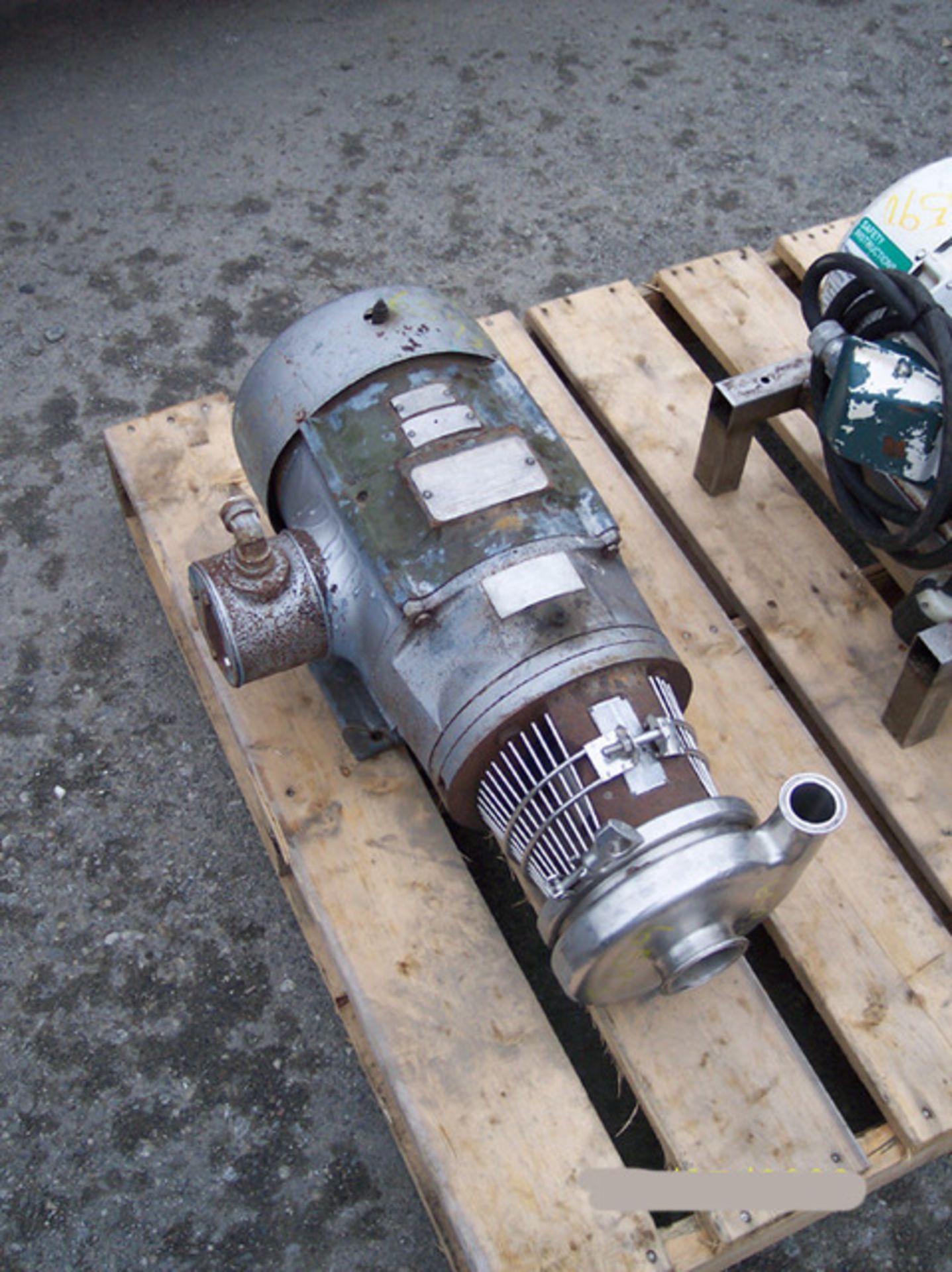 (Located in Morgan Hill, CA) Tri Clover Tri Flo Centrifugal Pump, Model C216MD211-S, SN U2474