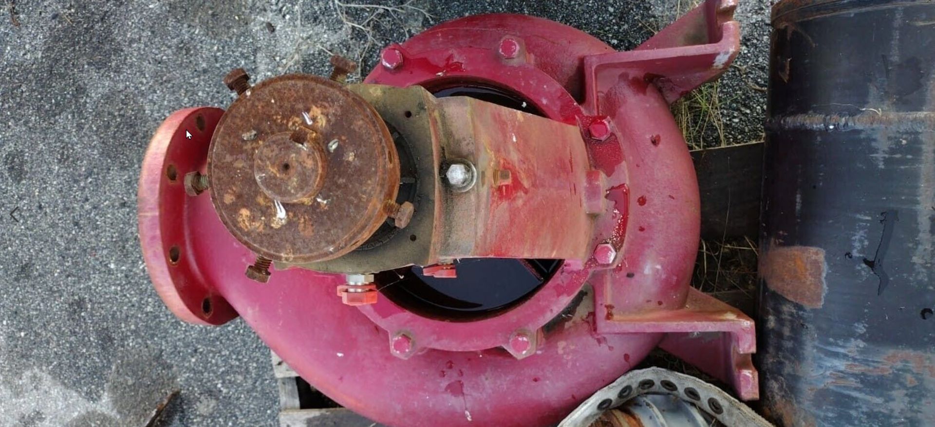 (Located in Hollister, CA) 8 in. Water Pump Complete, Rigging Fee: $100 - Image 4 of 8