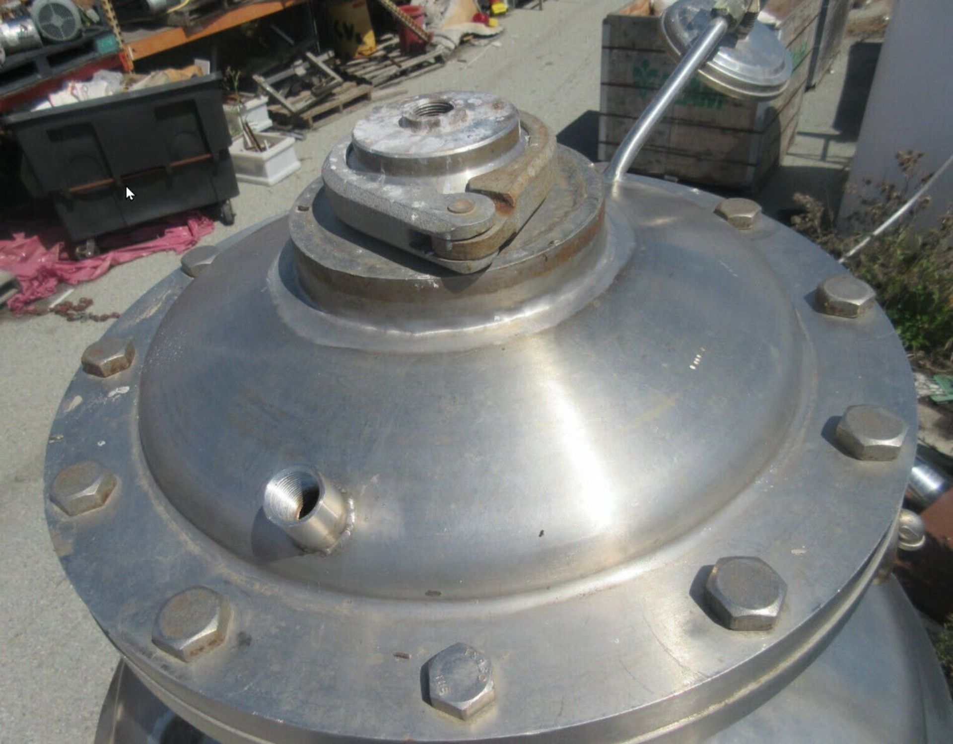 (Located in Hollister, CA) Cherry Burrel Tank/Reactor, Rigging Fee: $100 - Image 9 of 12