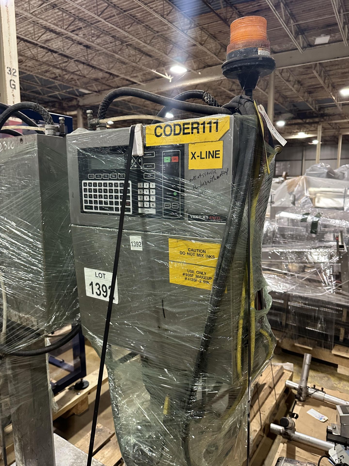 (Located In Springfield, MI) Videojet Excel 170i Model XL 170i UHS AF S/N 03342001 Coder