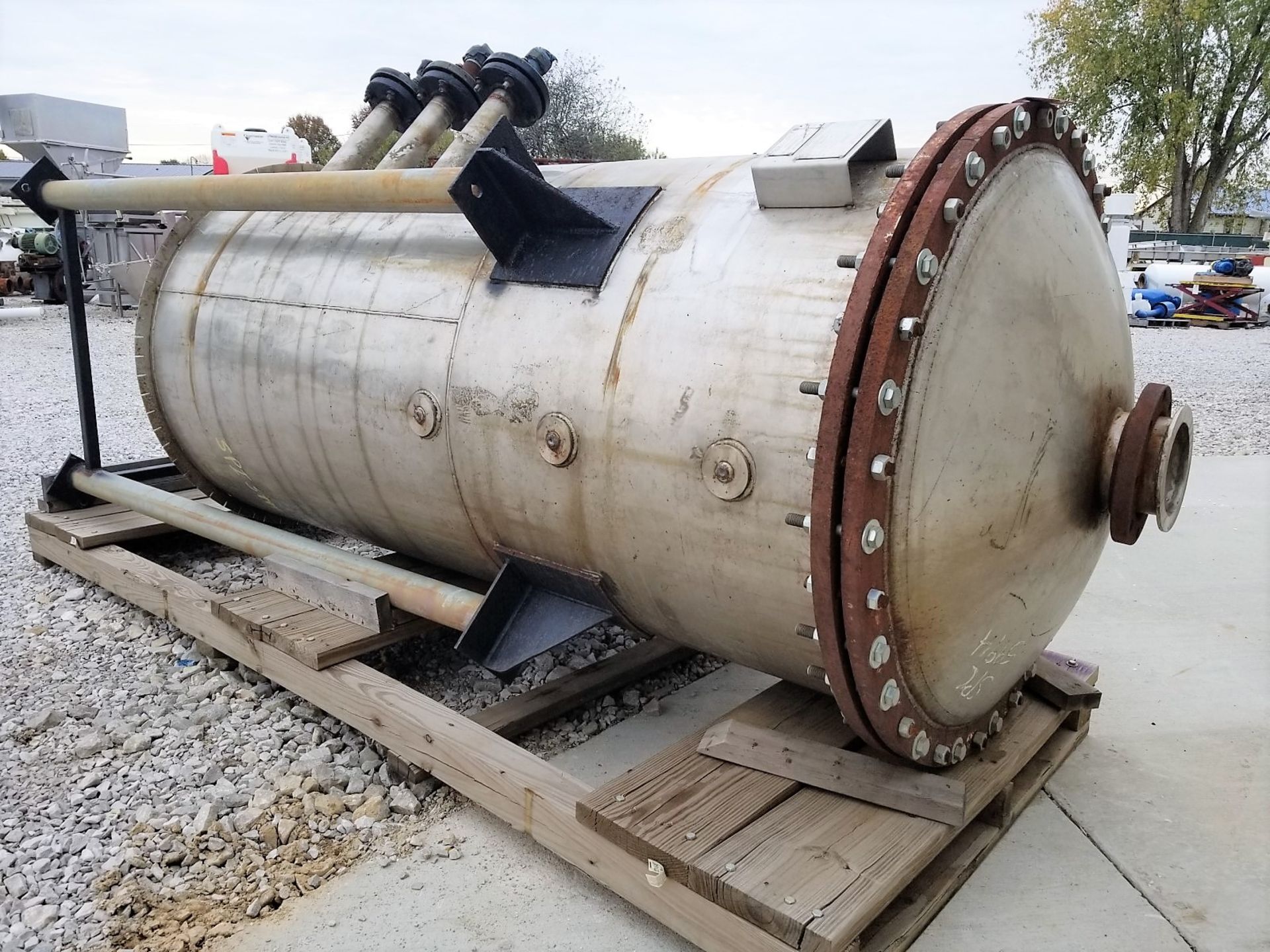 Lot Location: Greensboro NC 480 Gallon Stainless Steel Liquid Jacketed Tank - Image 9 of 18