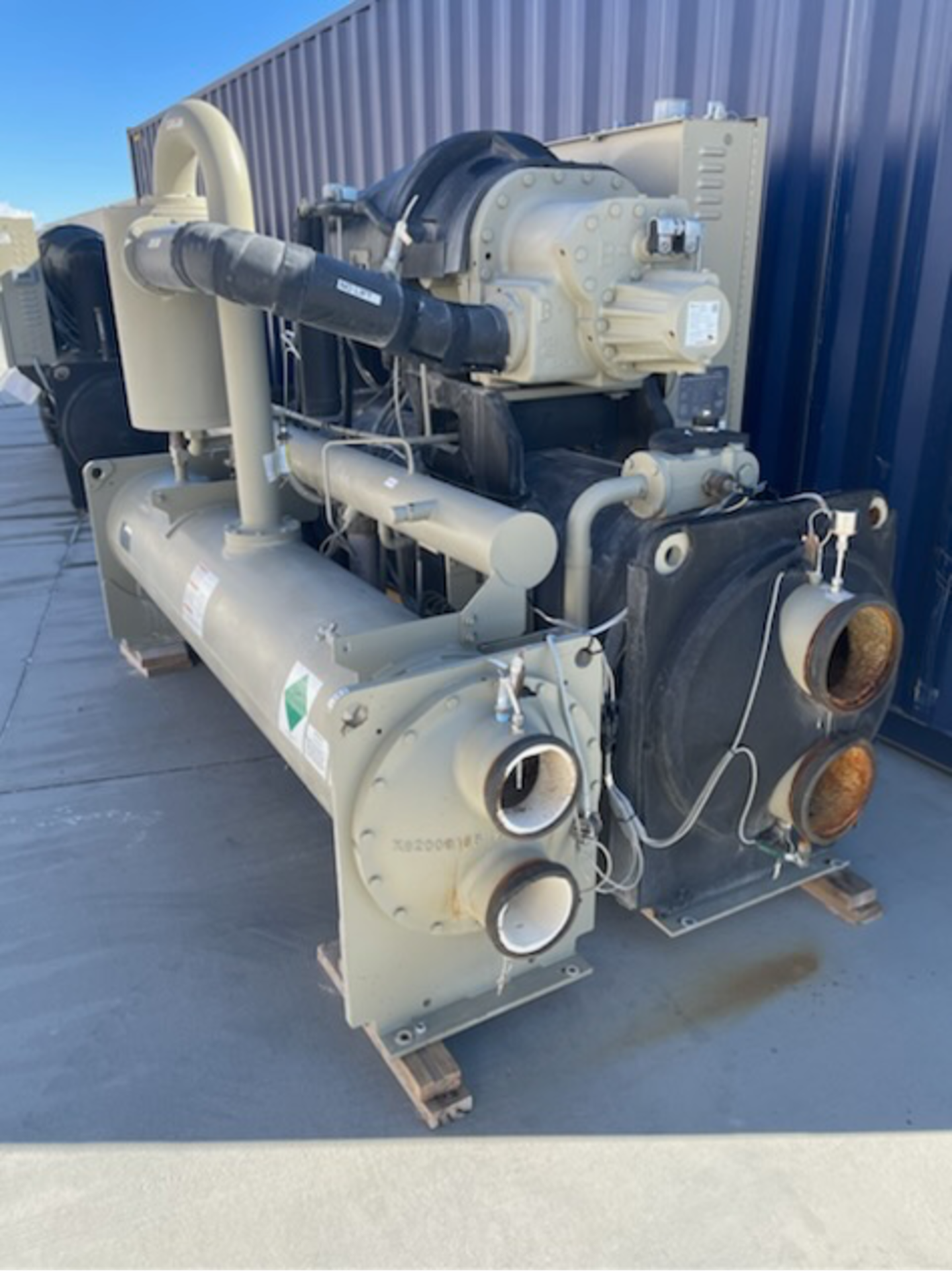 (Located in Kingman, AZ) Trane Chiller, Serial# U18E00869 (condenser tubes are fouled badly and will