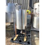 Lot Location: Greensboro NC 40 GALLON STAINLESS STEEL TANK