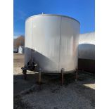 (Located In Springfield, MI) Paul Mueller 304 Stainless Vertical Tank 8000 Gallon S/N 141376-1 Last