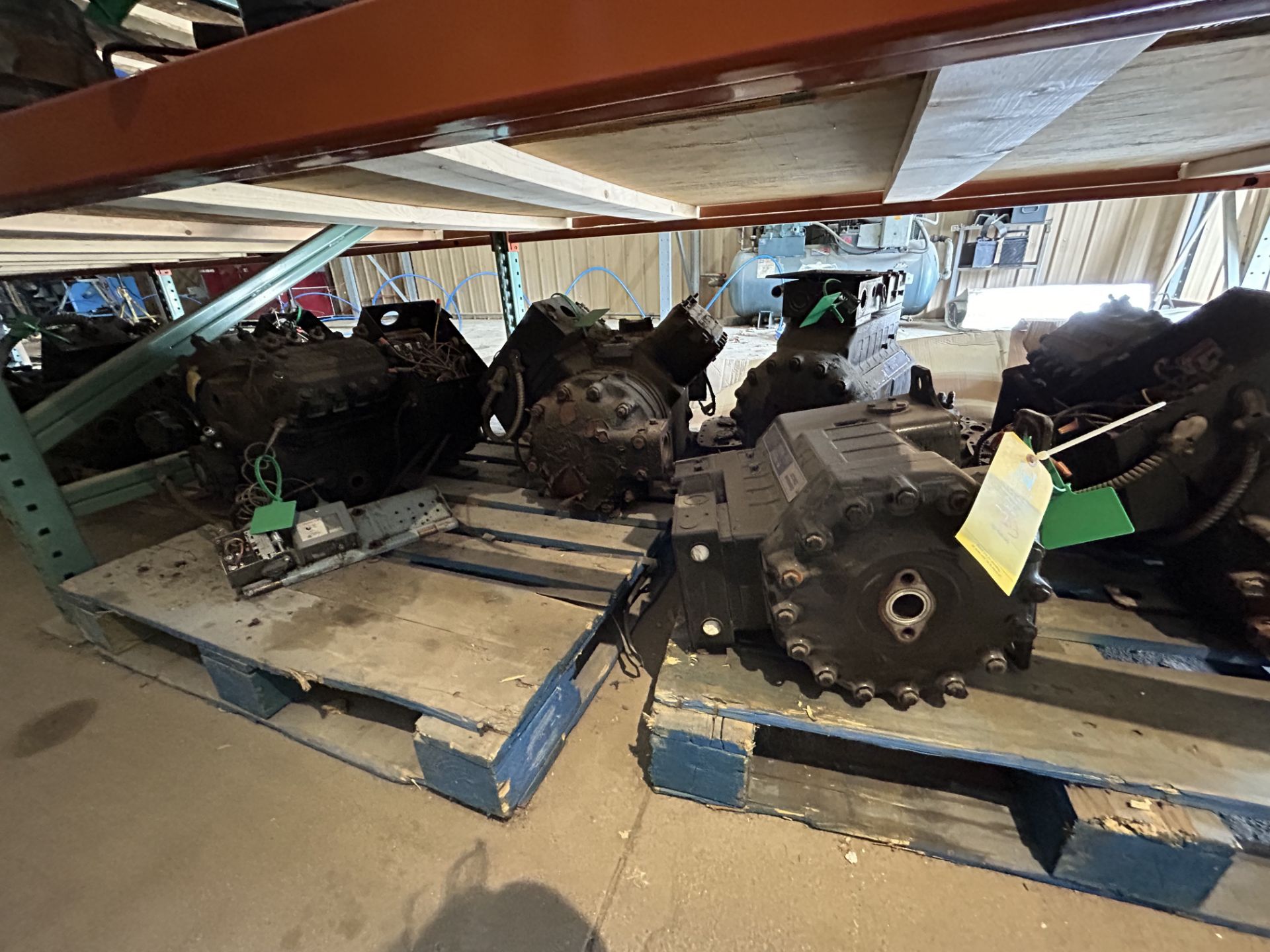 Lot Location: Hartley IA - 2 Pallets of Compressors and Compressor Parts