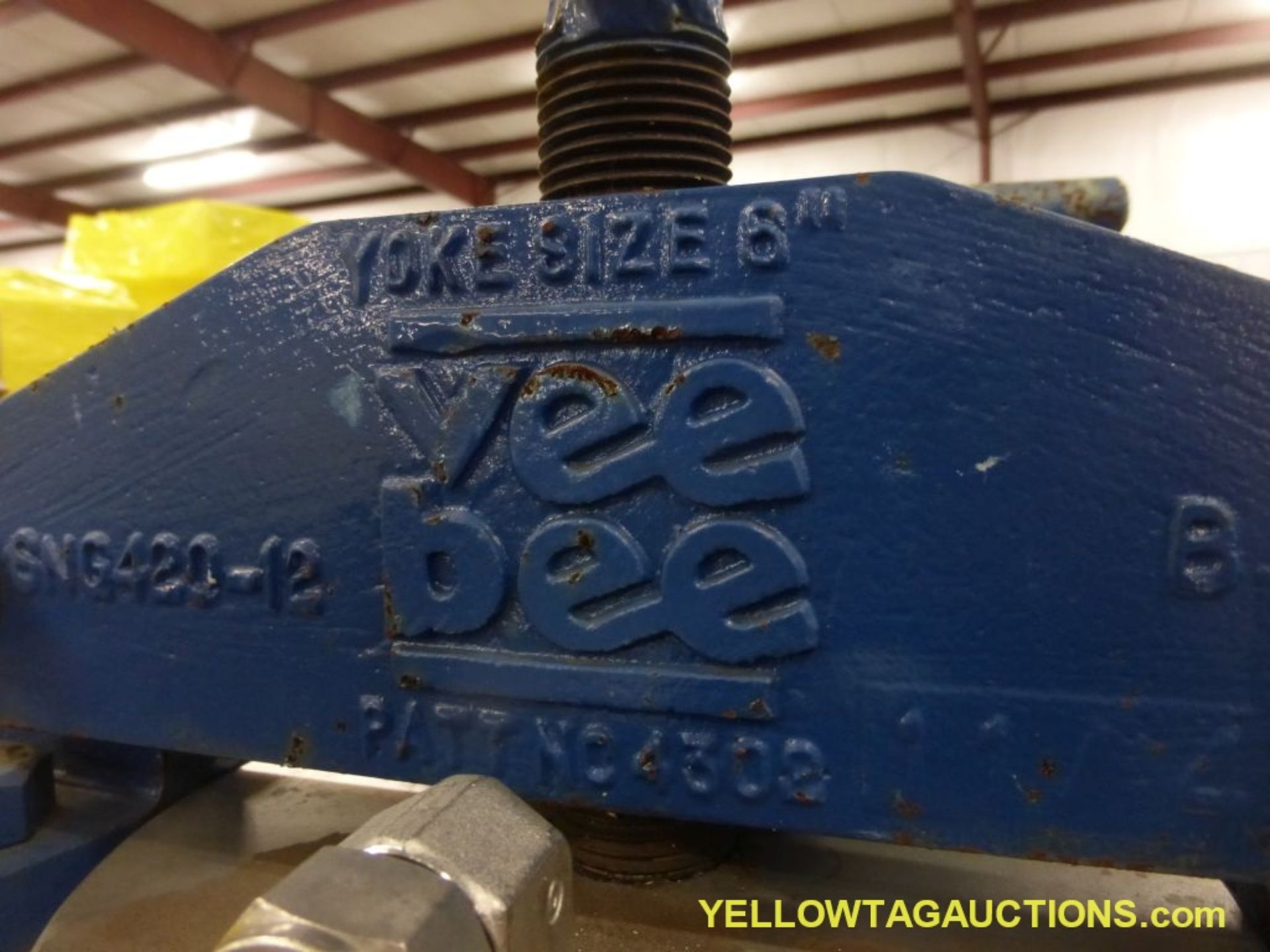 Lot Location: Greensboro NC 6'' Vee Bee Trelleborg Standard Screw Gate NB Gate Dual Strainer, UNUSED - Image 11 of 15