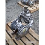 (Located in Morgan Hill, CA) Warren Rupp Sand Piper Diaphragm Pump, Type TGN-2-SS, Model S82-A