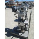 (Located in Morgan Hill, CA) Rooney Vacuum Seamer, Semi Auto, SN 777, 1 HP Motor, 115/230 Volts