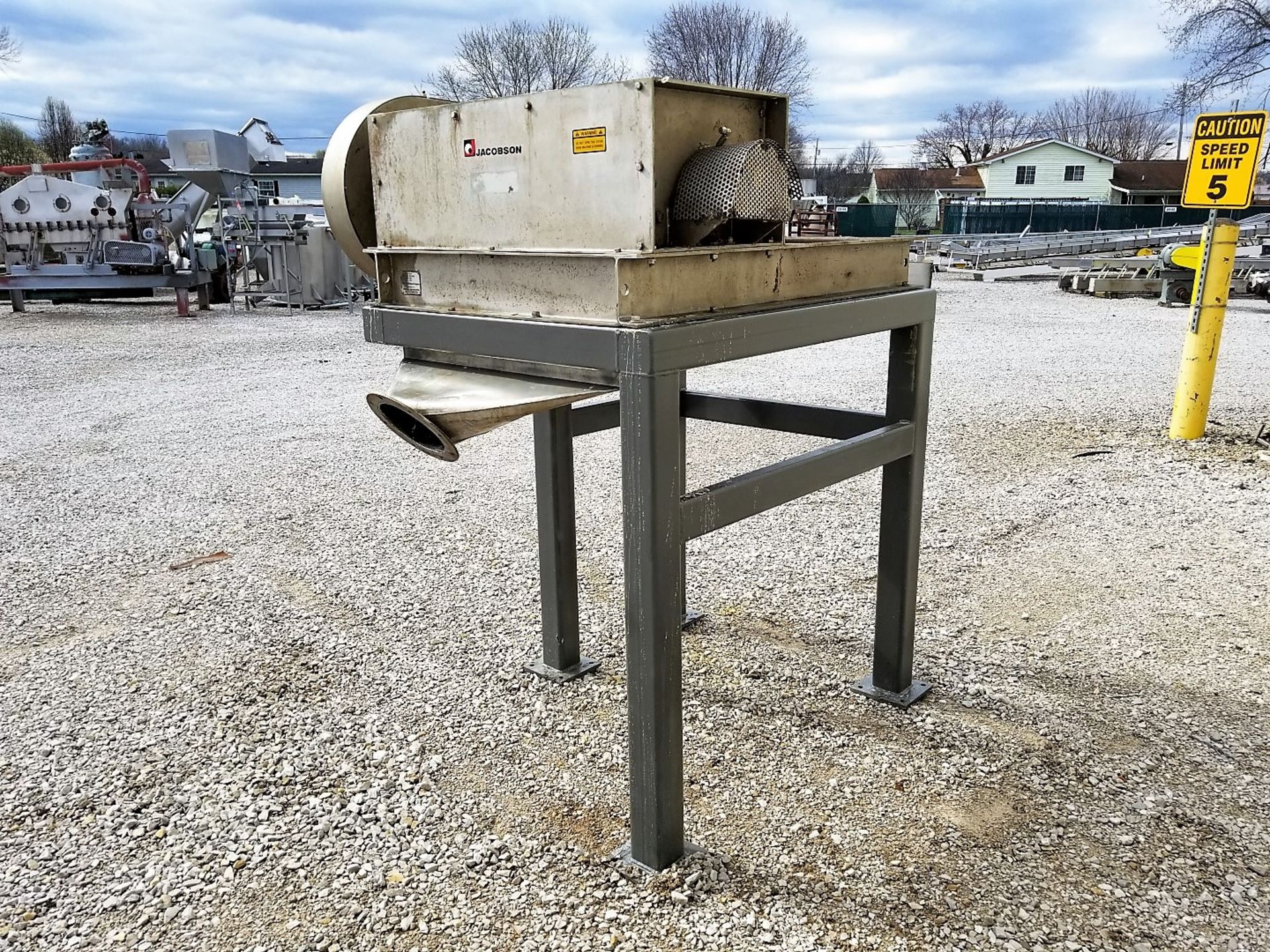 Lot Location: Greensboro NC Jacobson Carter Day Model 1434 Full Nelson Crusher Stainless Steel - Image 6 of 13