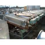 (Located in Morgan Hill, CA) Hamachek Husker, Model 800, 4 Units, Complete with Feeder, Bin Feeder &