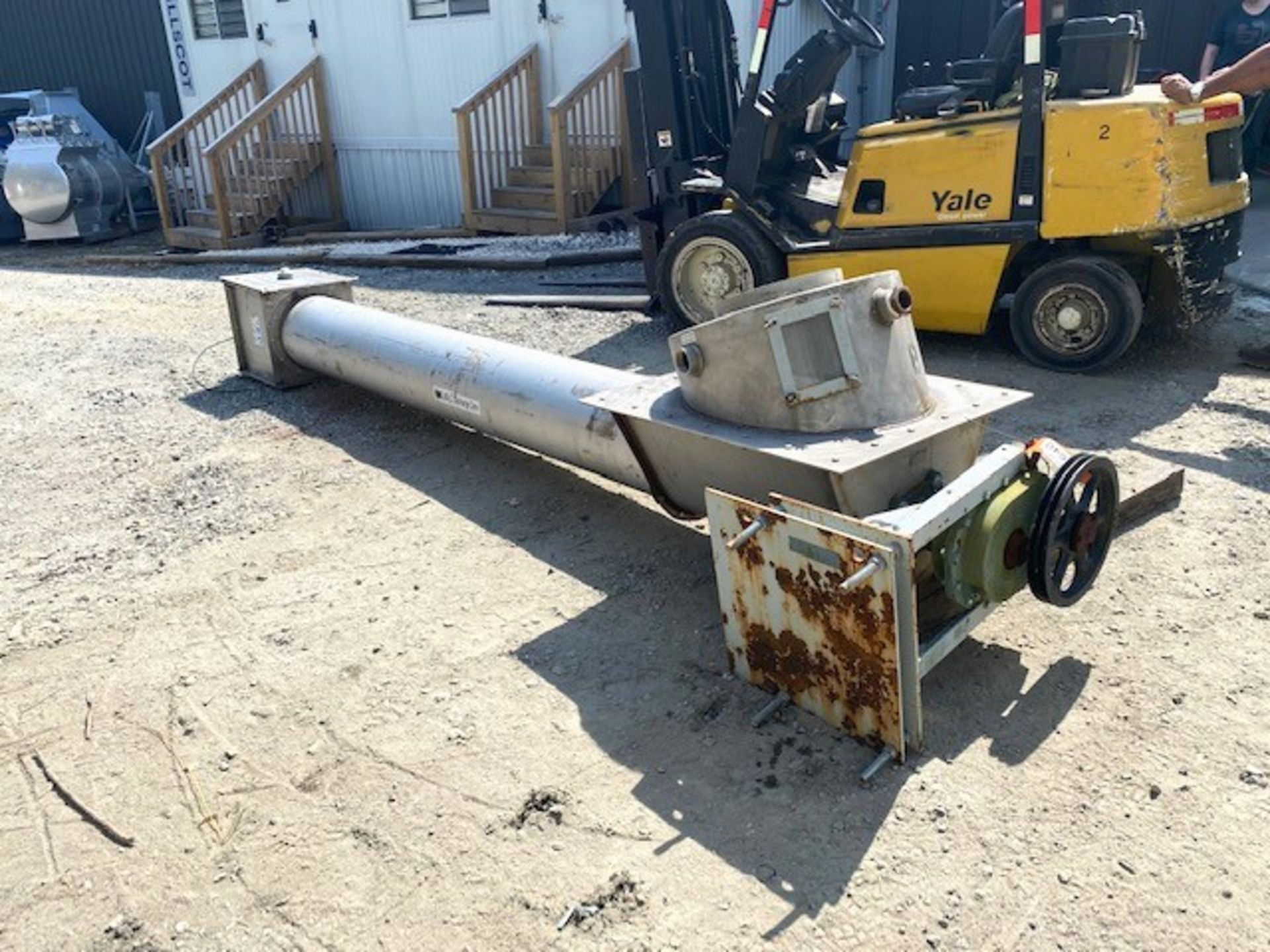 Lot Location: Greensboro NC 12" diameter x 150" long Laidig stainless steel screw conveyor - Image 2 of 19