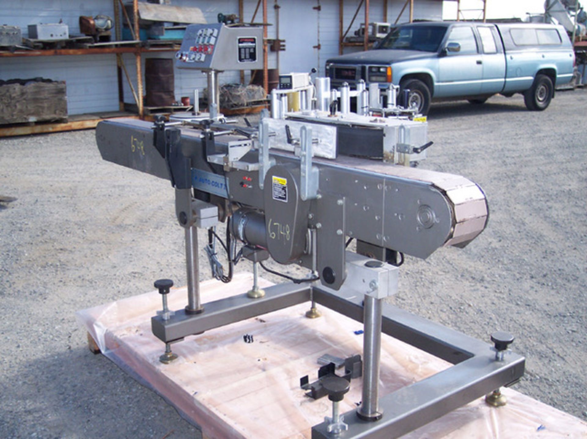 (Located in Morgan Hill, CA) New Jersey Machine Pressure Sensitive Labeler, Model Auto Colt I - Image 2 of 4