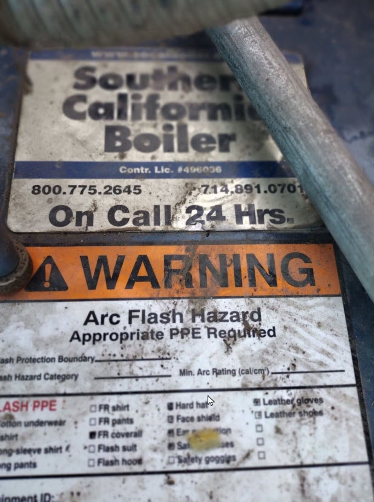 (Located in Hollister CA) 10 hp Hurst Firetube Boiler Unknown Series, Rigging Fee: $100 - Bild 8 aus 12