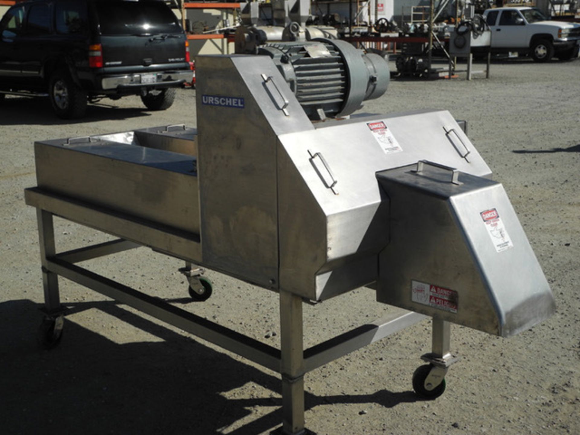 (Located in Morgan Hill, CA) Urschel Dicer, Model J9-A, SN 1113, 5 HP, 230/460 Volt, 1175 RPM w/Ste - Bild 2 aus 5