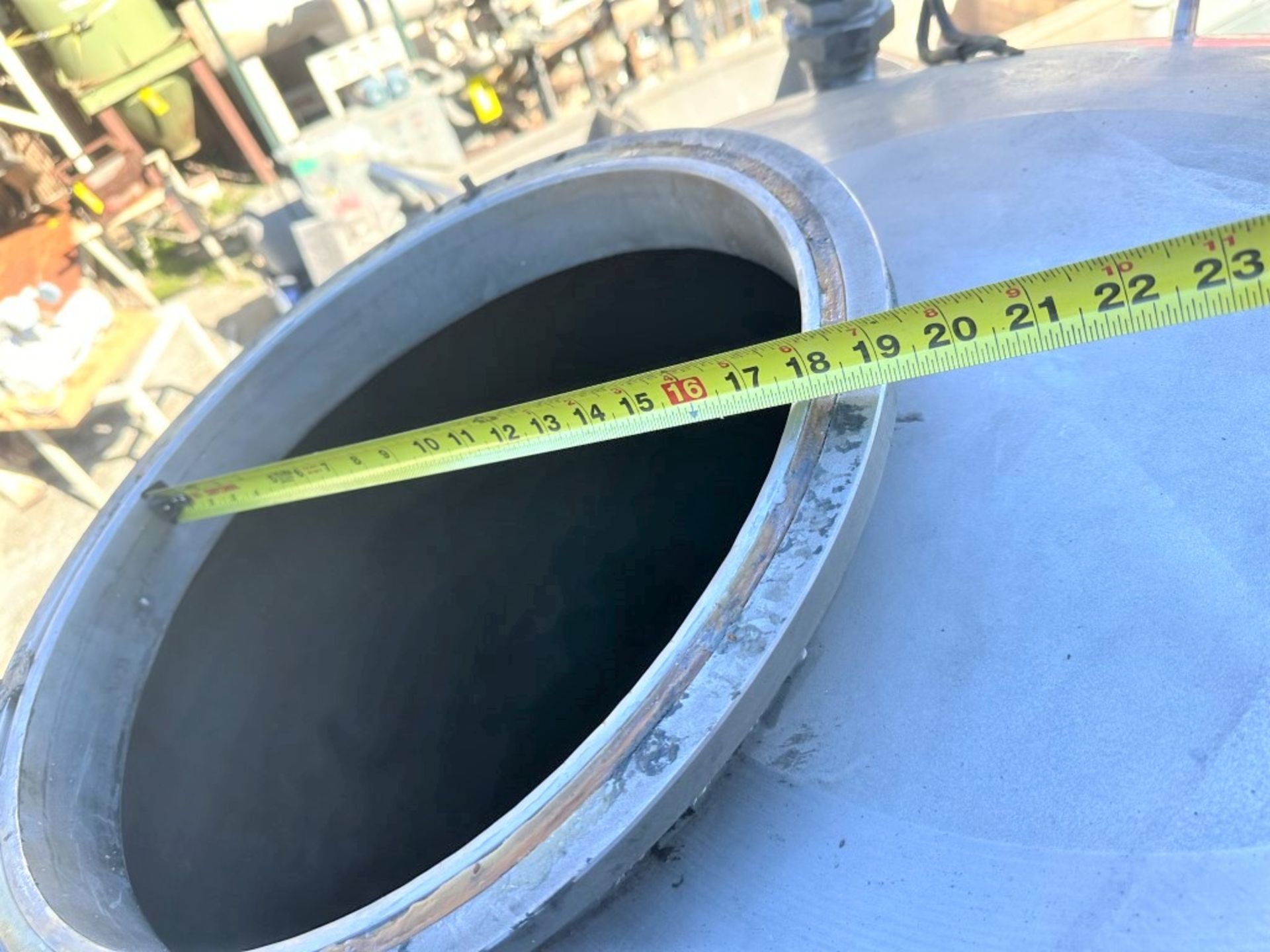 Lot Location: Greensboro NC 850 GALLON 60'' DIAMETER x 74'' HIGH STAINLESS TANK - Image 6 of 10