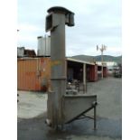 (Located in Morgan Hill, CA) Vanmark Elevator, 16" Vertical Lift of 9', All S/S, 16" Diameter