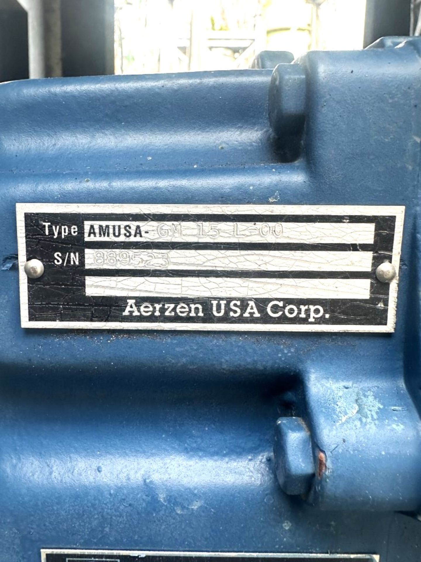 Lot Location: Greensboro NC 25 HP AERZEN BLOWER TYPE AMUSA- GM15L-00 - Image 5 of 11