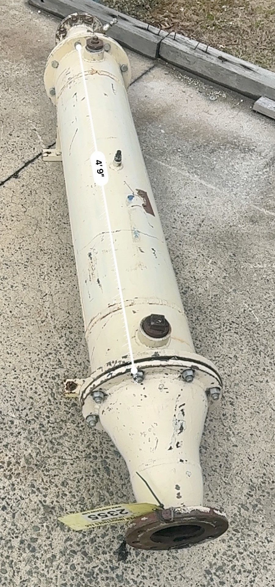 Lot Location: Greensboro NC SHELL AND TUBE HEAT EXCHANGER; CARBON STEEL; USED - Image 2 of 7