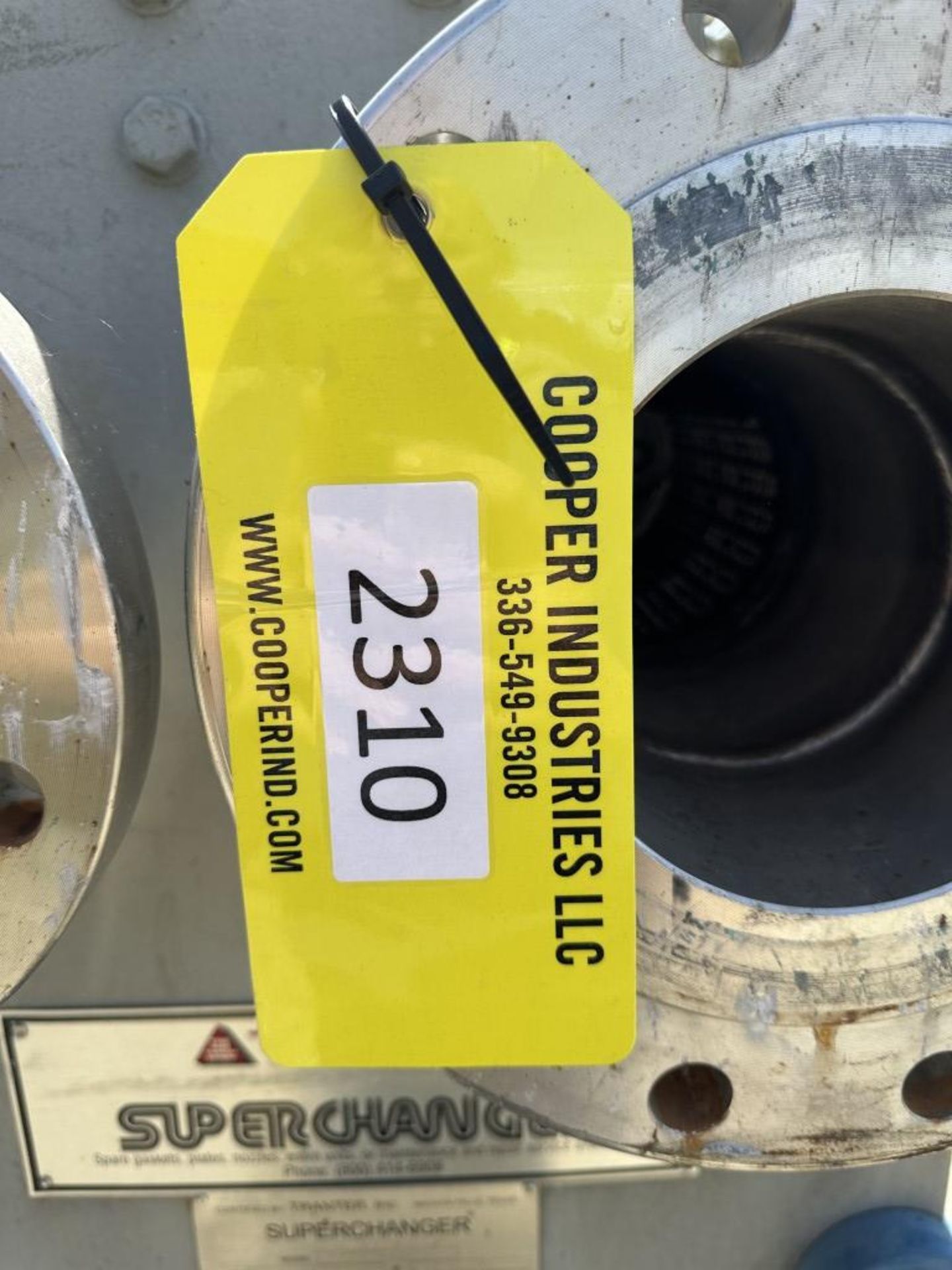 Lot Location: Greensboro NC 273.9 SQ. FT. TRANTER PLATE HEAT EXCHANGER ''SUPERCHANGER'' - Image 12 of 12