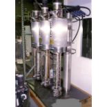 (Located in Morgan Hill, CA) ALFA Laval Contherm Heat Exchanger, 3 Tube, 6 x 3 Size, SN C1905NCC