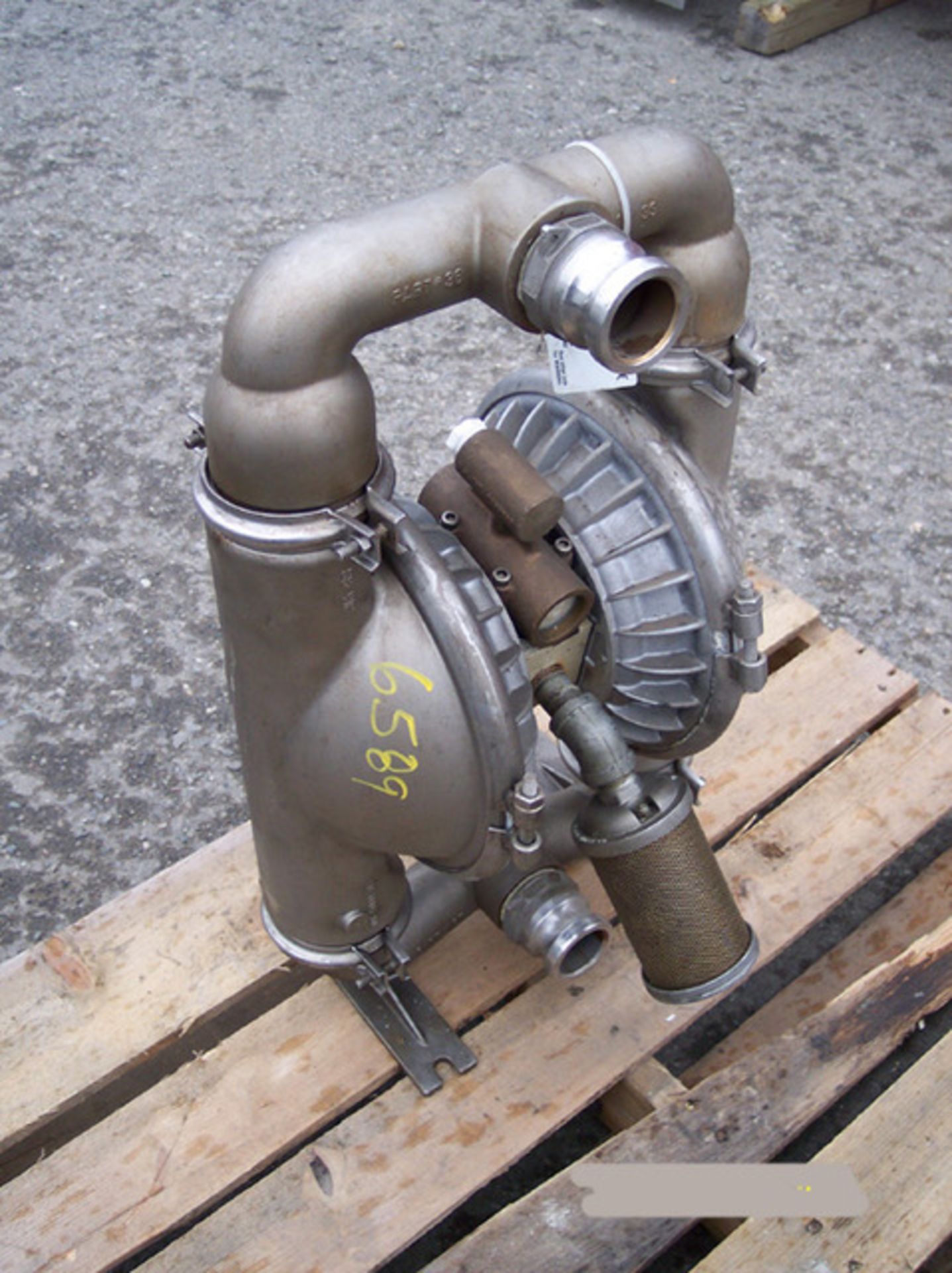 (Located in Morgan Hill, CA) Wilden Diaphragm Pump, Model T8/SAPB/TF/TF/STF, SN 0020284507