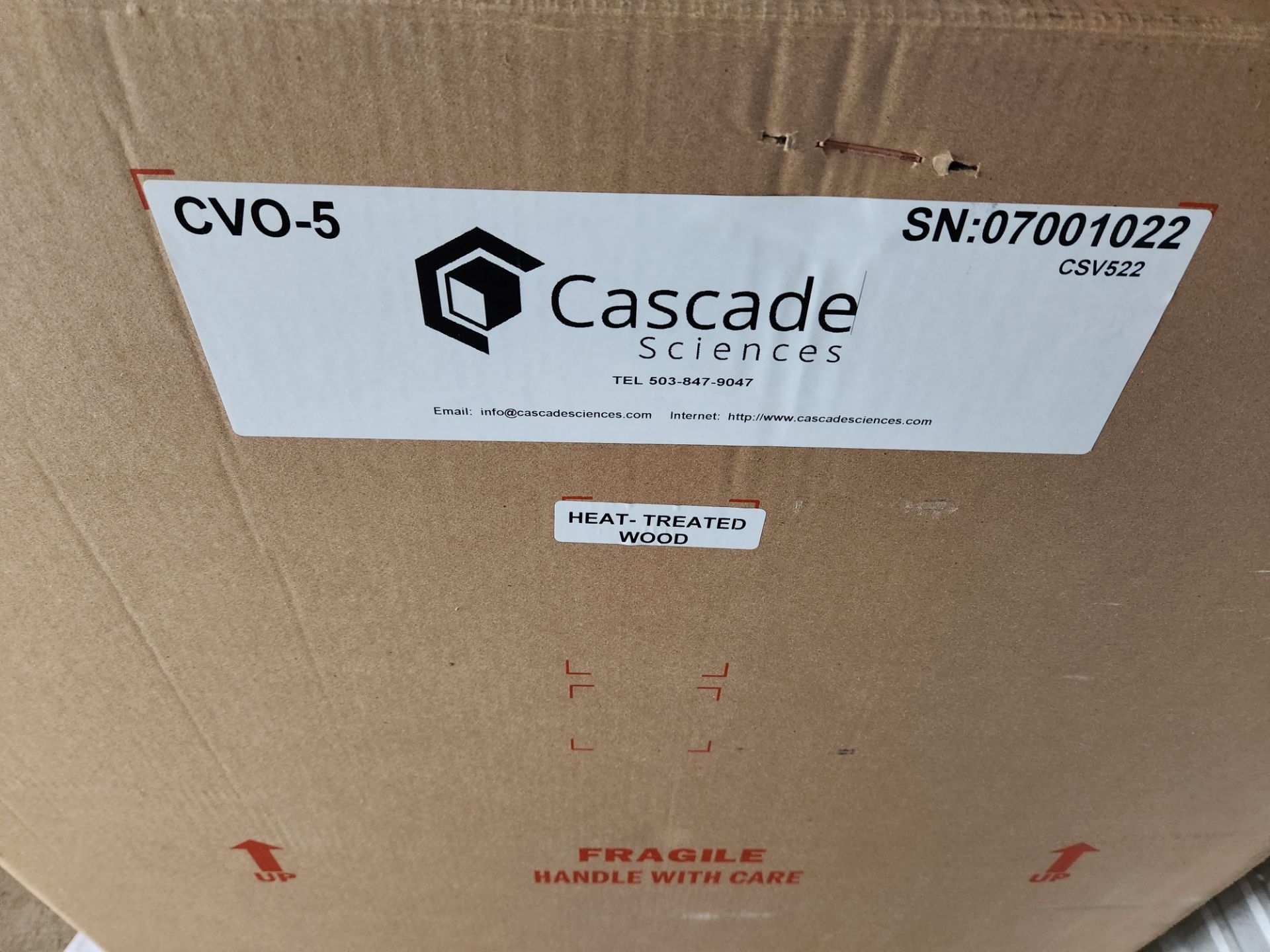 (Located in Portland, OR) Cascade Oven, Model# CVO-5, Serial# 07001022 - Bild 3 aus 3