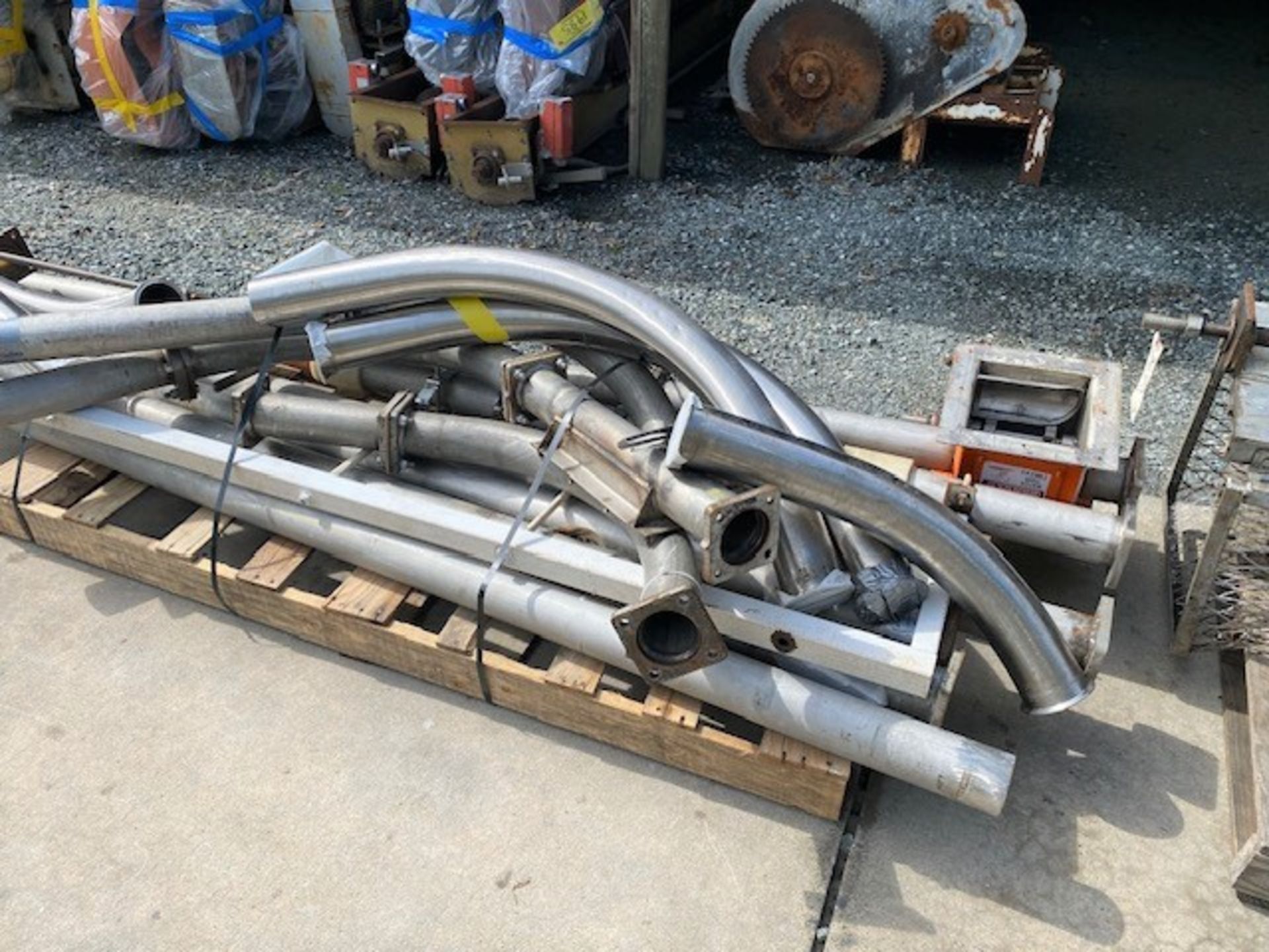 Lot Location: Greensboro NC 3'' X 84'' LONG CABLEVEY TYPE ENCLOSED TUBULAR DISC ROLLER CHAIN DRAG CO - Image 7 of 19