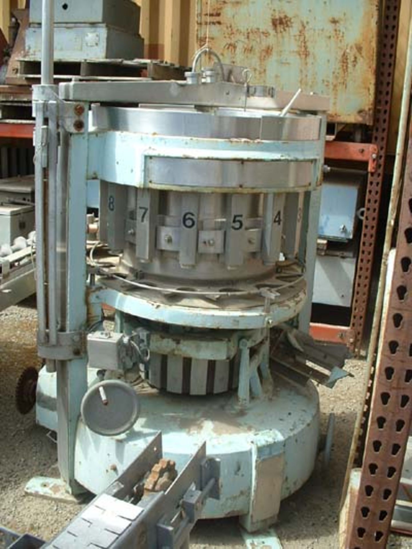 (Located in Morgan Hill, CA) FMC Piston Fillers, Model C-150, SN HE-2704, 3 1/2" Piston, 9" Stroke