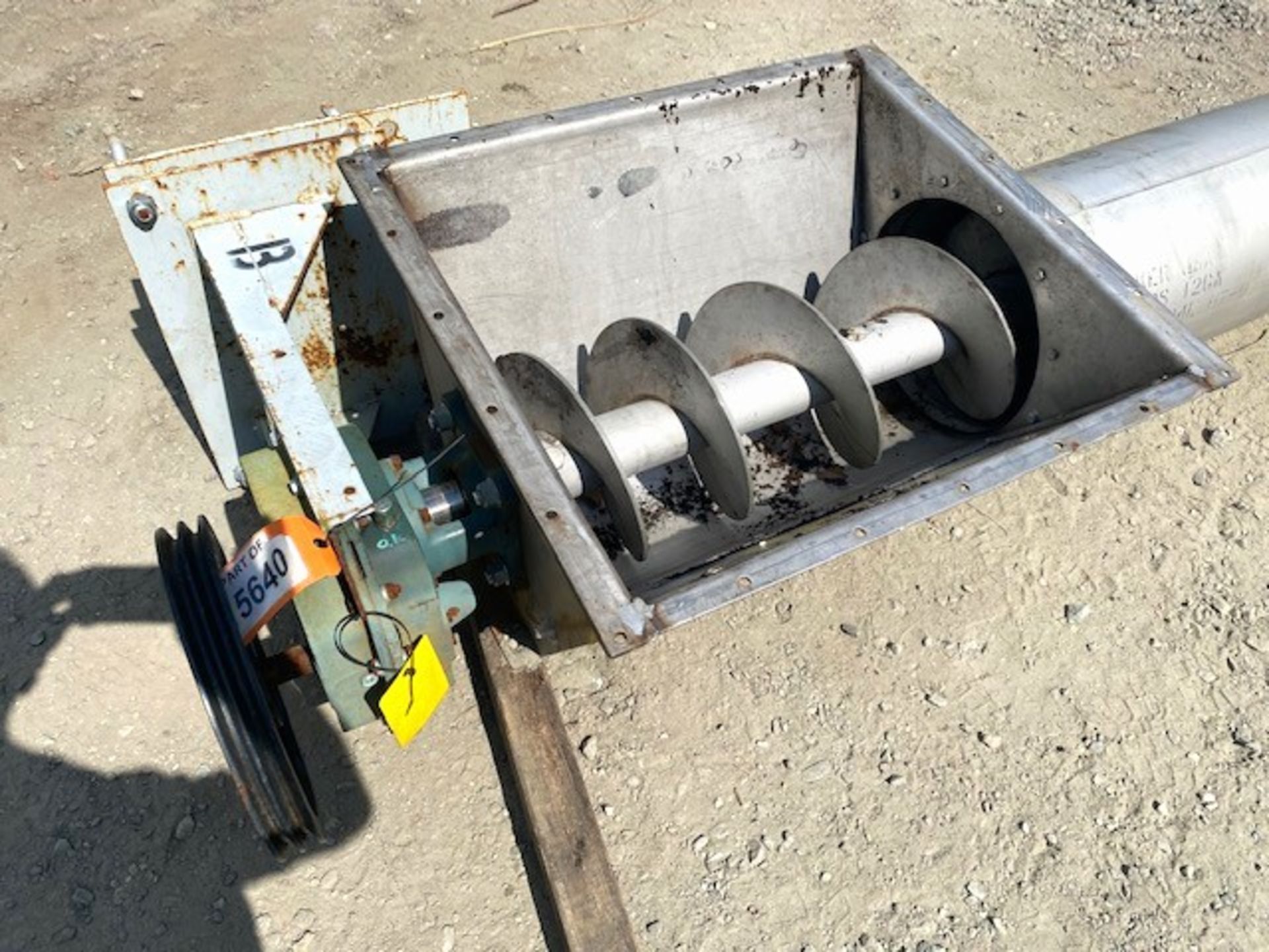 Lot Location: Greensboro NC 12" diameter x 150" long Laidig stainless steel screw conveyor - Image 13 of 19