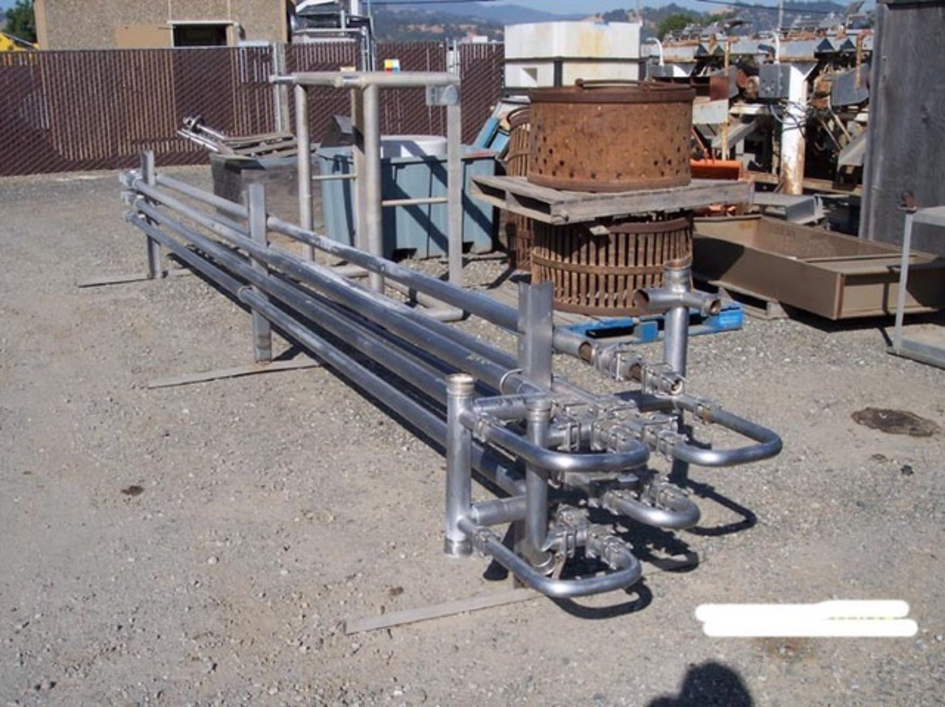 (Located in Morgan Hill, CA) Feldmeier Tube in Tube Heat Exchanger, All S/S, Triple Tube, 2 1/2" - Bild 2 aus 6