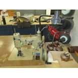 (Located in Bensalem, PA) NC Carpet Serge Machine, Model# 81200C