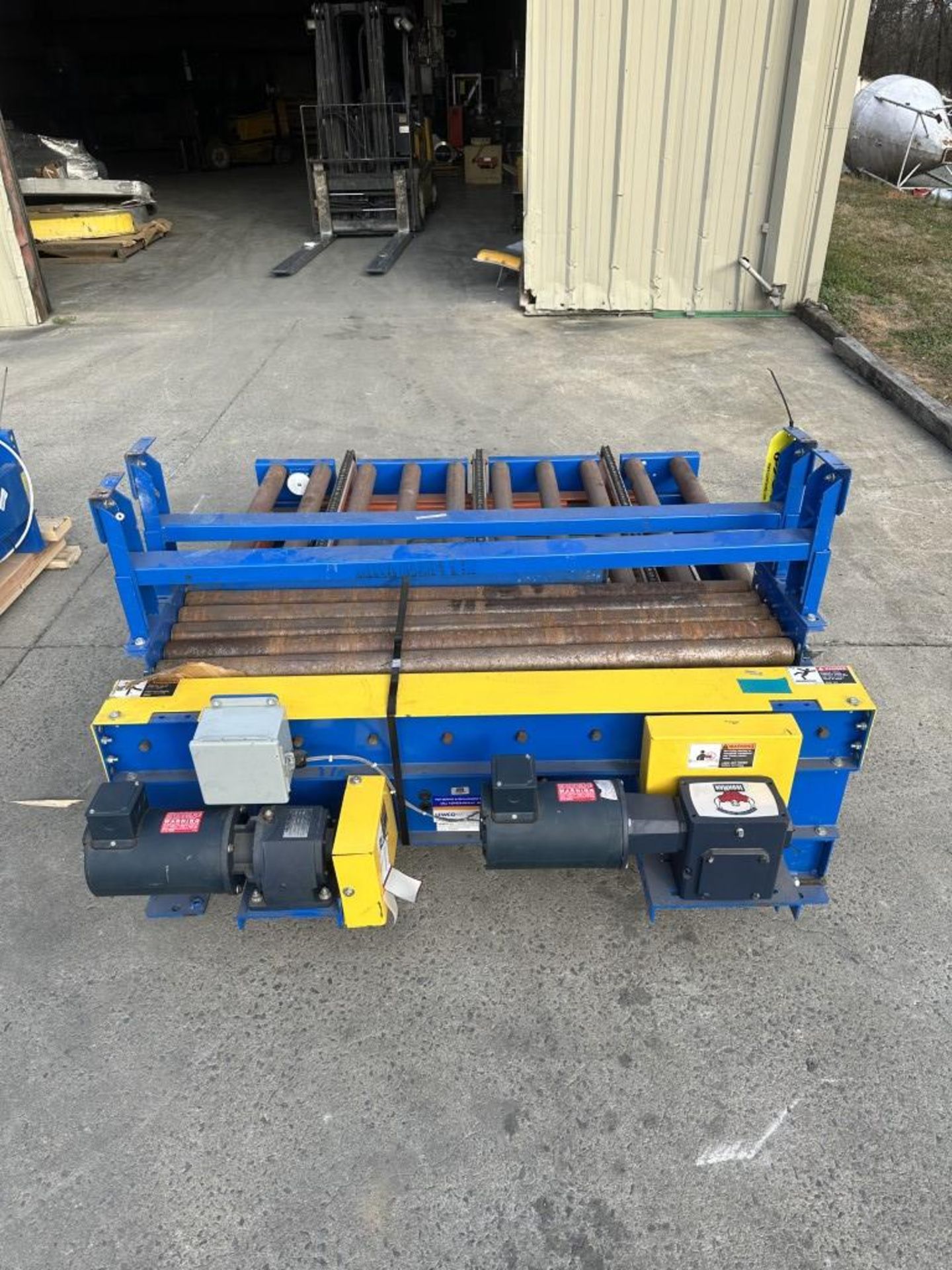 Lot Location: Greensboro NC 54'' x 150'', 3/4 HP LEWCO CHAIN DRIVEN LIVE ROLLER CONVEYOR WITH CHAIN - Image 12 of 17