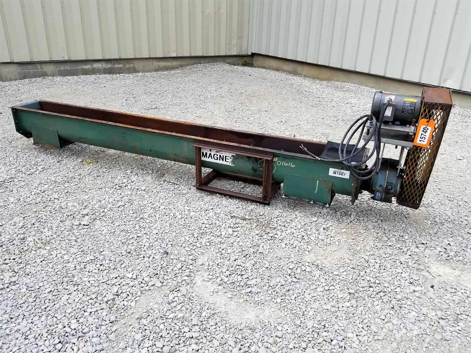 Lot Location: Greensboro NC 9" Diameter X 10' Long Screw Conveyor Ð Carbon Steel Ð Used - Bild 9 aus 9