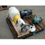 (Located in Morgan Hill, CA) Tri Clover Pump, Model SP218TE-00A-S, S/N E 1456, 7 1/4" Dia.