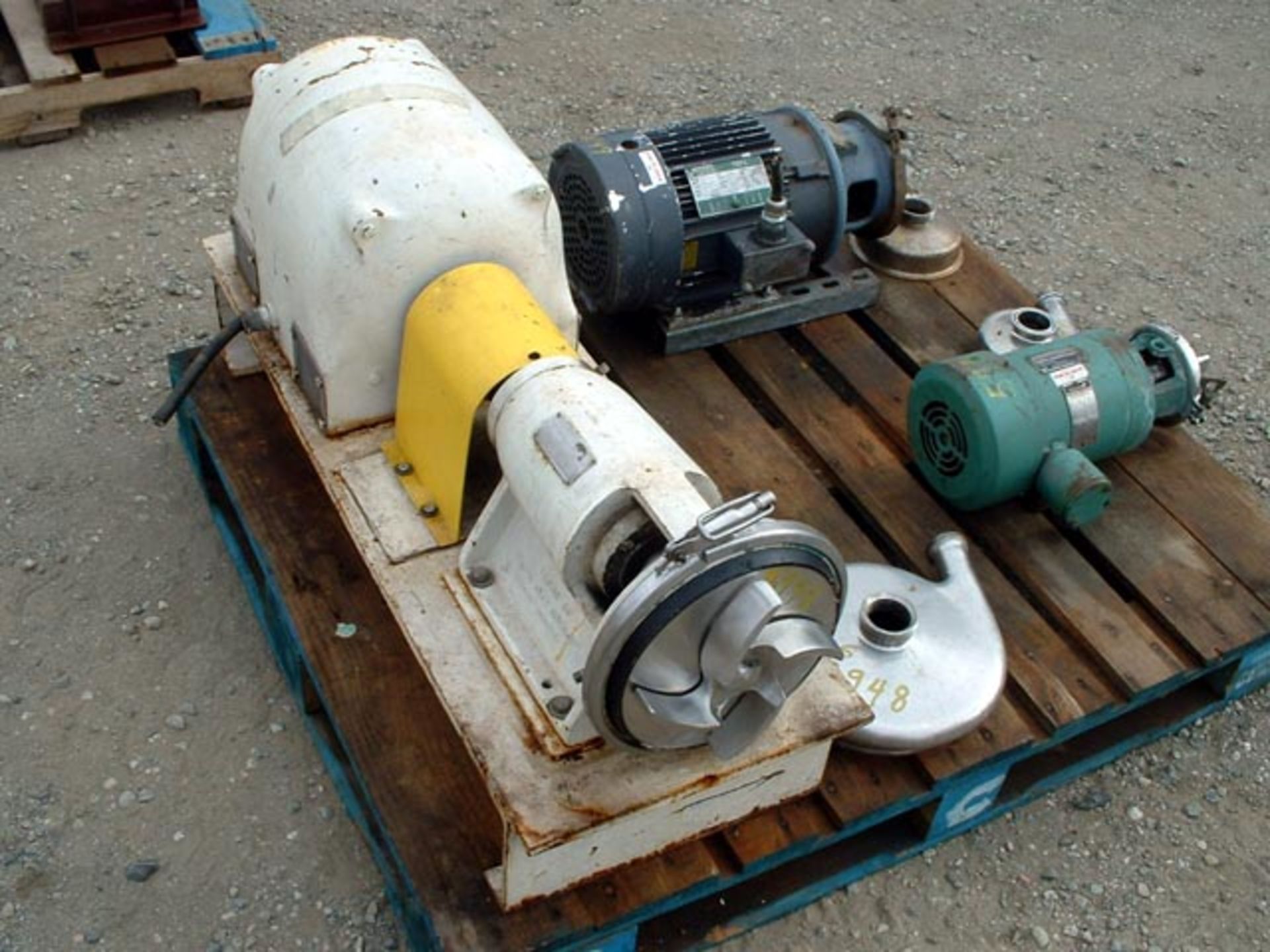 (Located in Morgan Hill, CA) Tri Clover Pump, Model SP218TE-00A-S, S/N E 1456, 7 1/4" Dia.